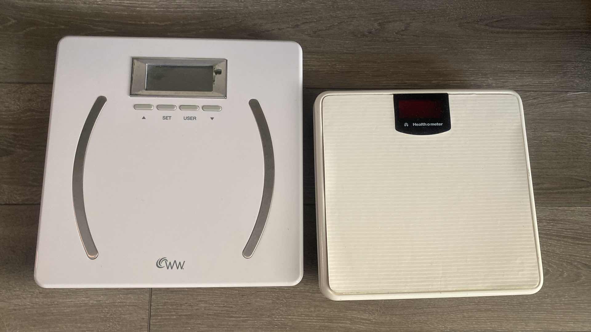 Photo 1 of STEP STOOL & 2 BATH SCALES