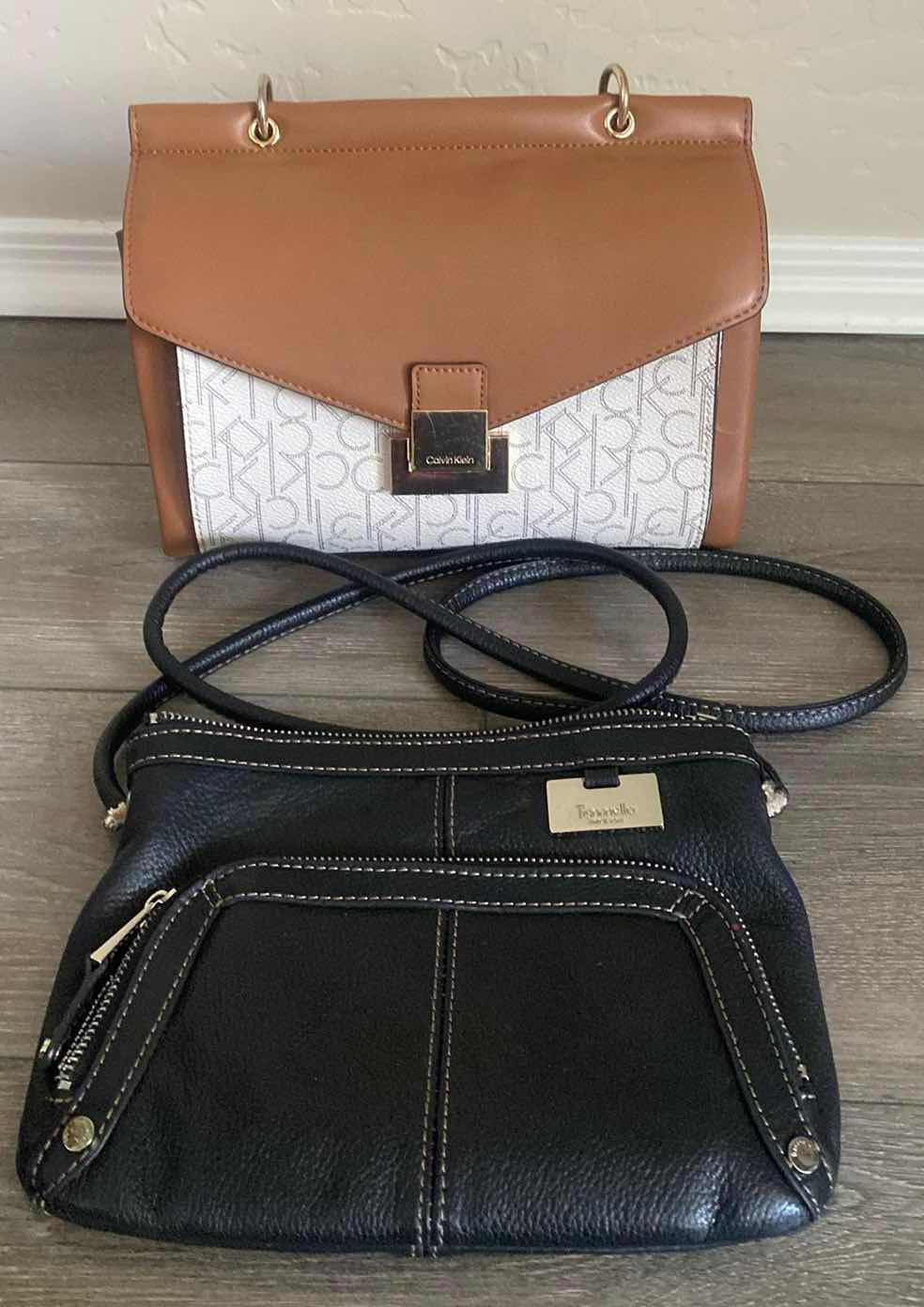 Photo 1 of 2-LADIES HANDBAGS- CALVIN KLEIN & TAGNANELLO