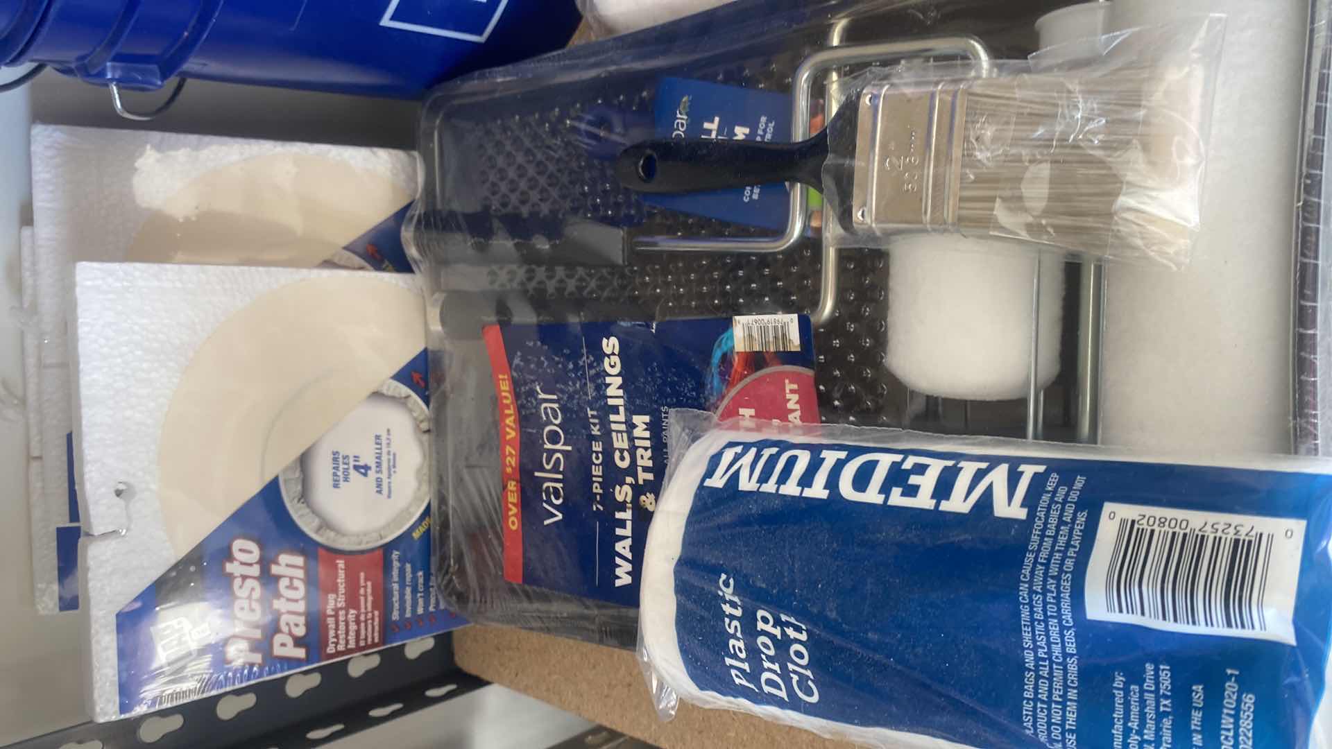 Photo 1 of GARAGE SHELF-PAINT SUPPLIES