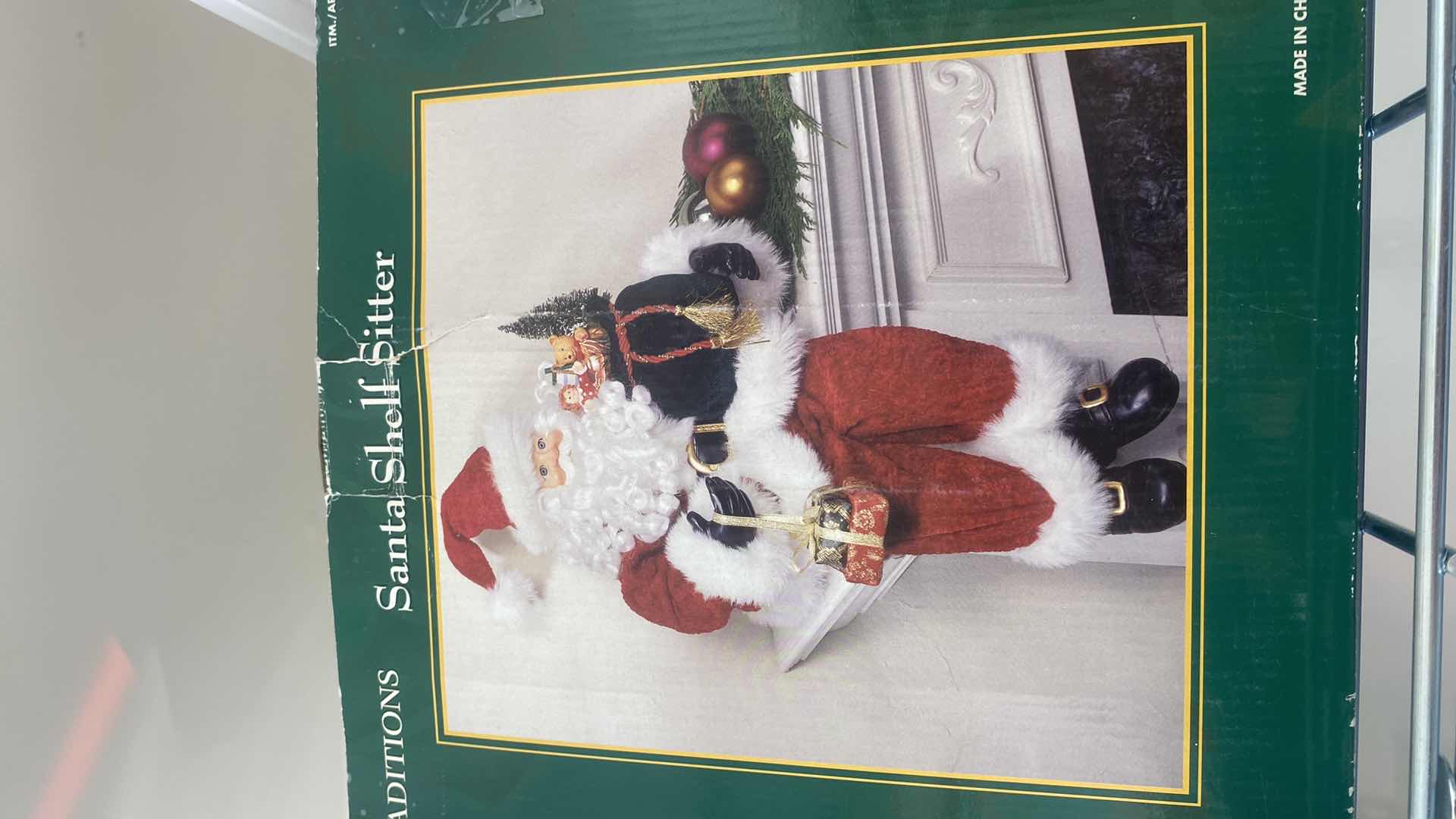 Photo 1 of 6-CHRISTMAS DECOR - LIGHTS SANTA HOUSE SMALL TREE WITH STAND