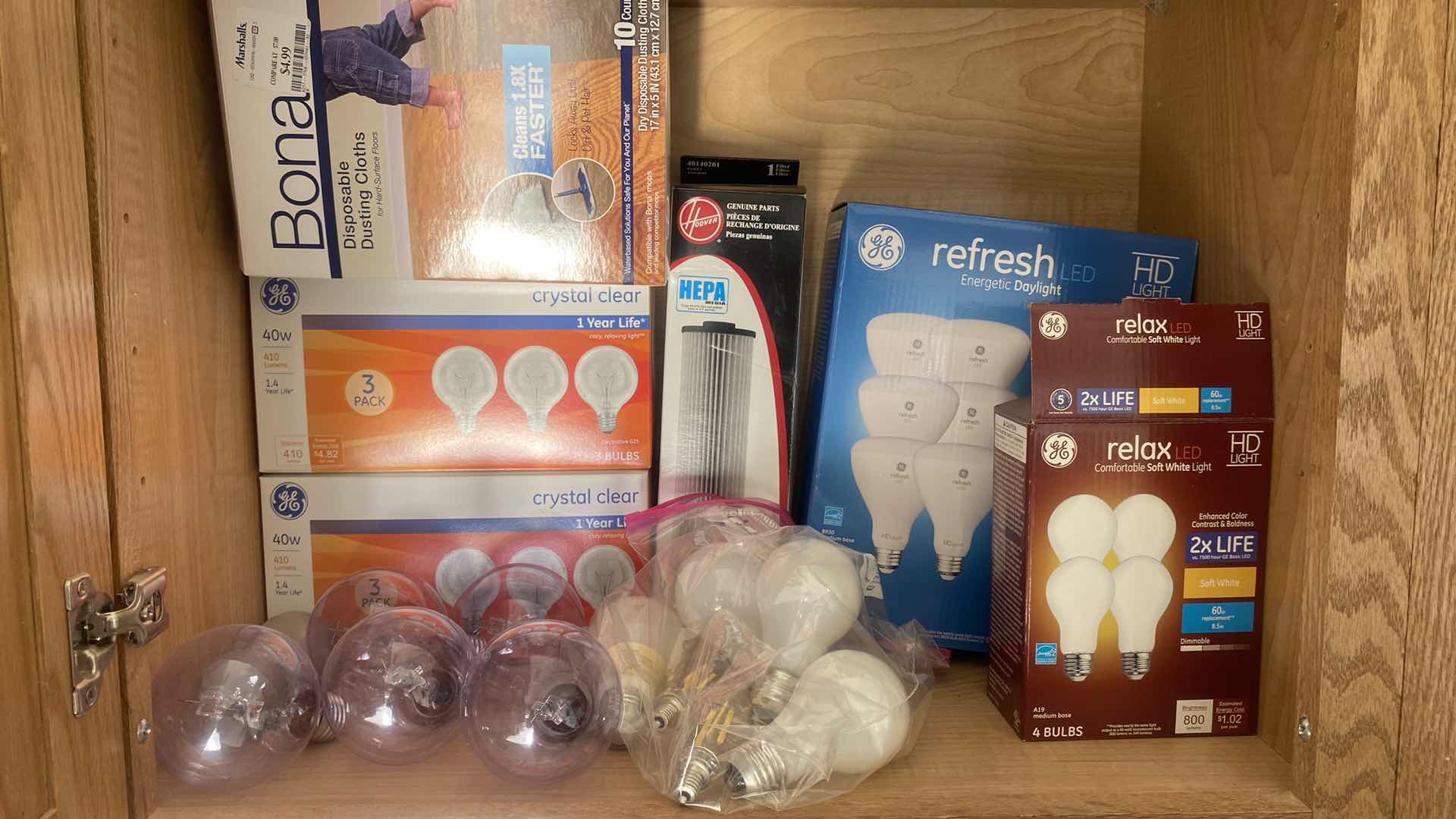 Photo 1 of GARAGE CABINET- BULBS PAINT BUCKETS & MORE