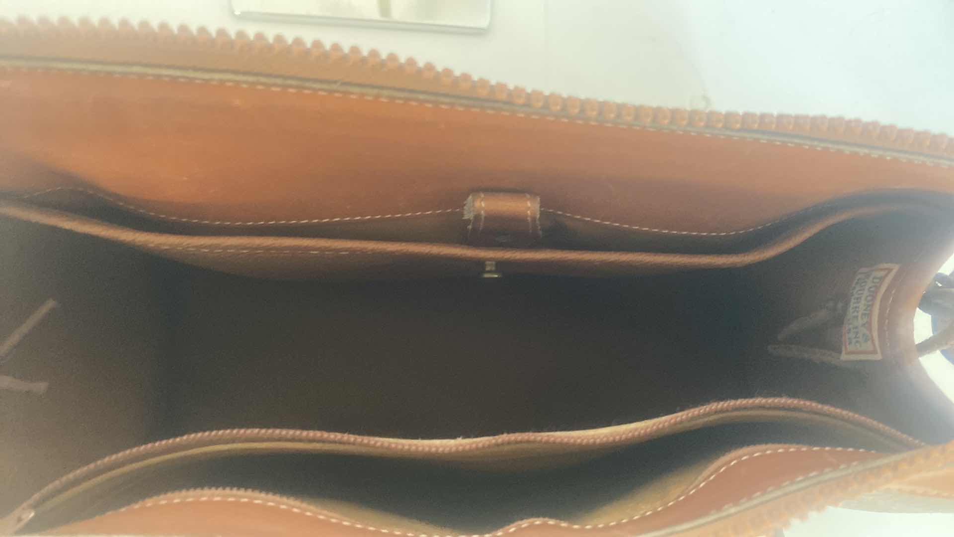 Photo 1 of DOONEY & BOURKE HANDBAG TAN LEATHER