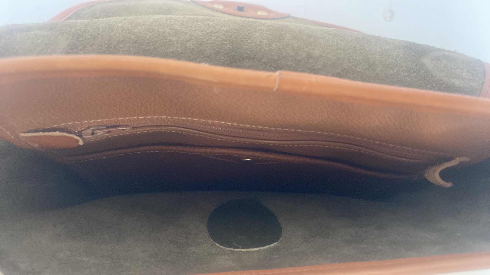 Photo 6 of DOONEY & BOURKE HANDBAG BROWN LEATHER