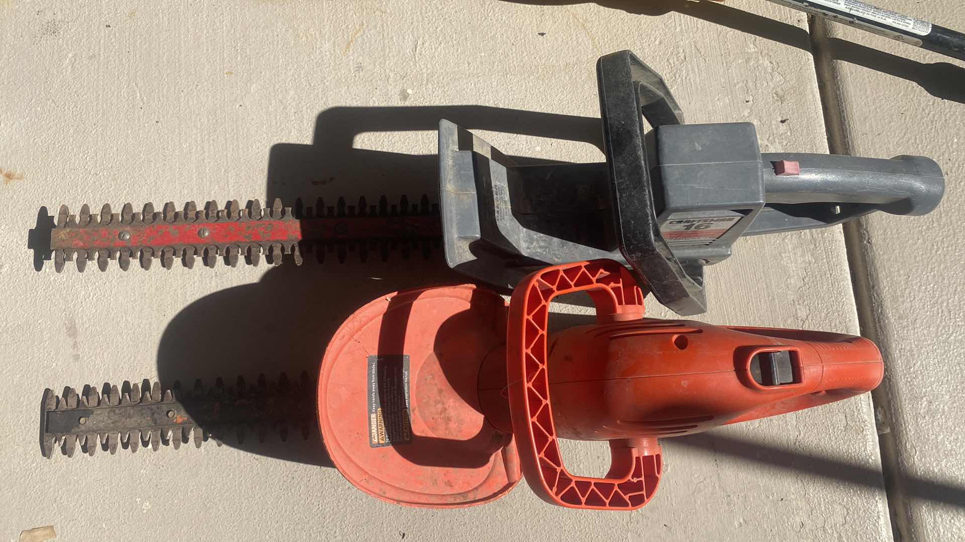 Photo 1 of 2-HEDGE TRIMMERS