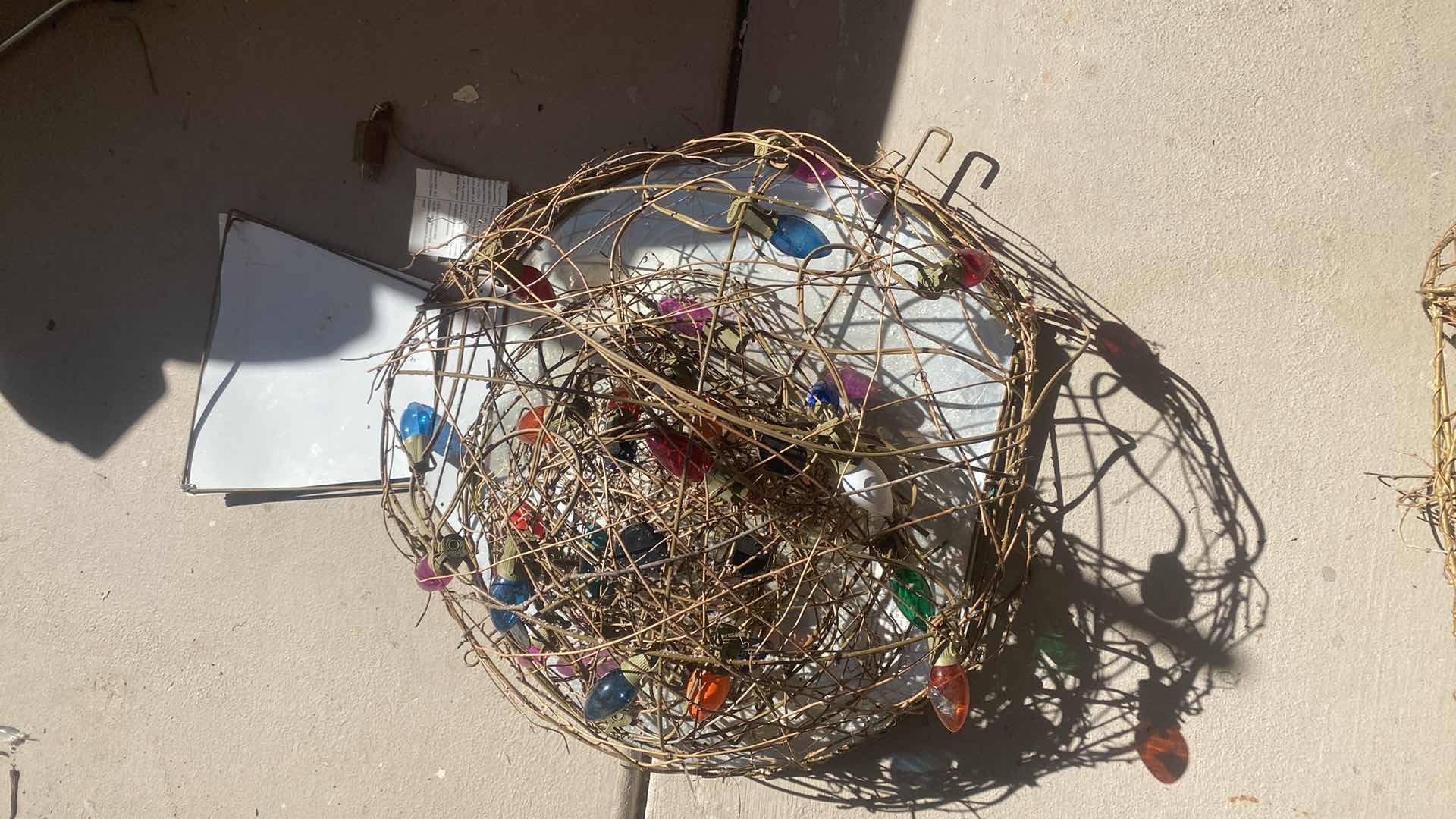 Photo 1 of 2-HOLIDAY DECOR REINDEER & SNOWMAN