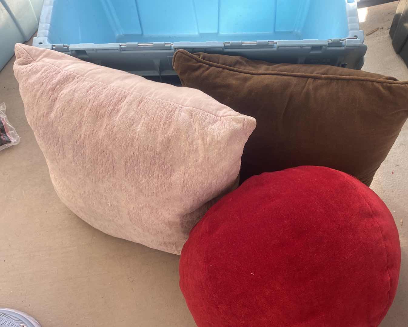 Photo 1 of 3-TOSS PILLOWS INCLUDES TOTE