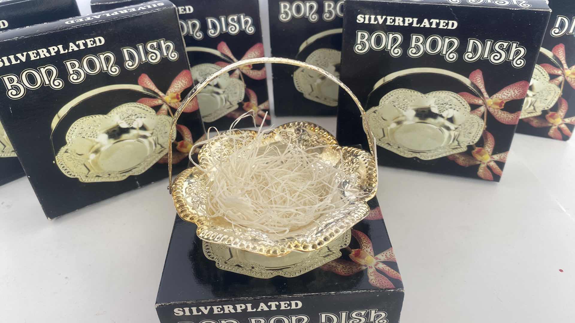 Photo 1 of 8 - SILVERPLATED BON BON DISHES
SUG. RETAIL $160