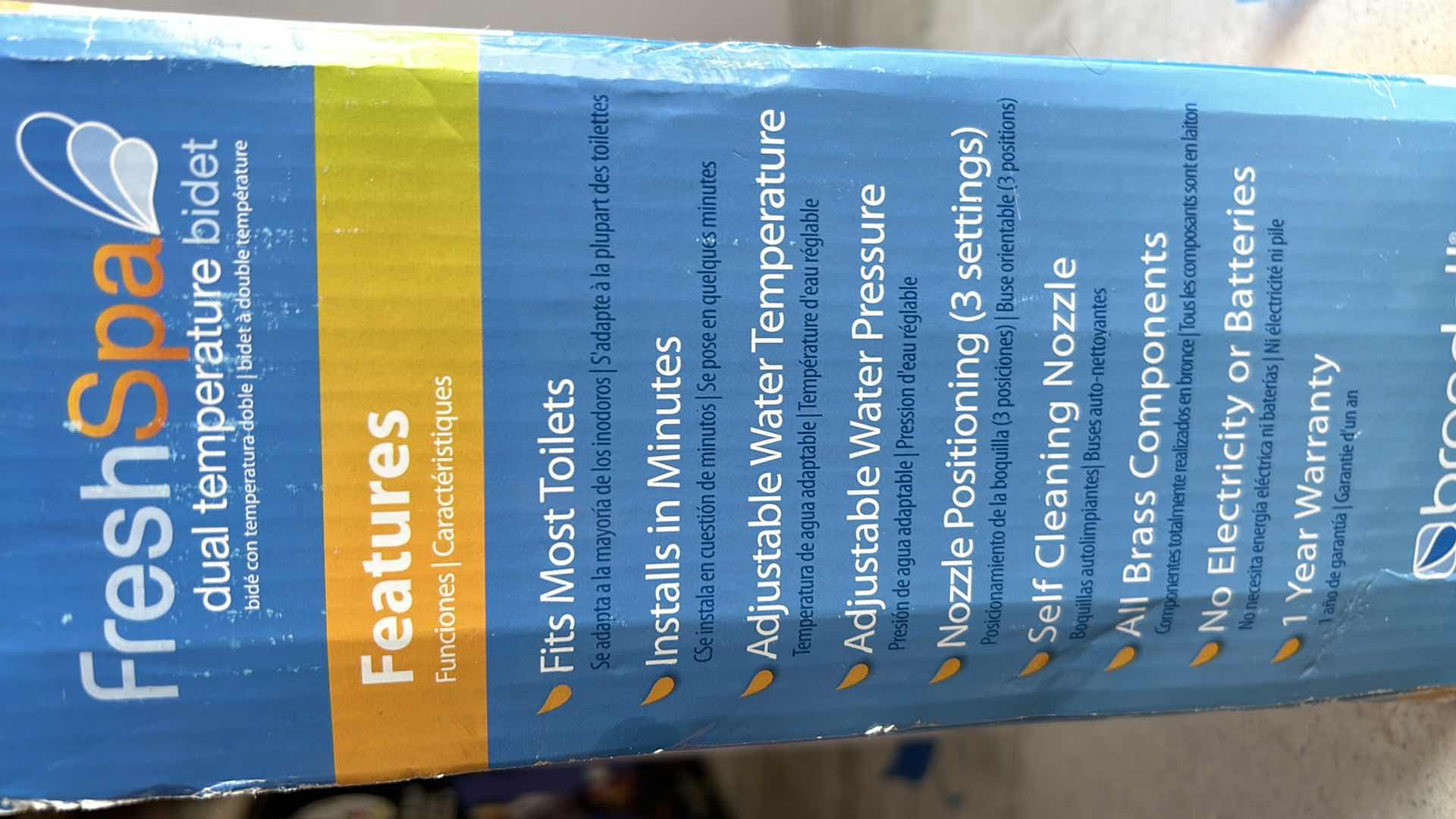 Photo 1 of FRESH SPA BIDET