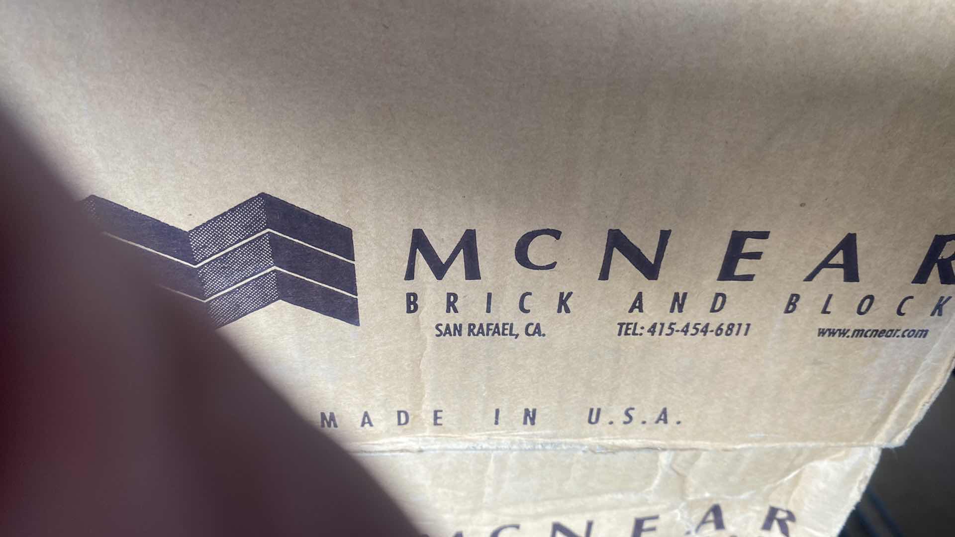 Photo 1 of BOX OF 50 MC NEAR BRICK & BLOCK THIN BRICKS  8 1/4” X 2 1/2” ( 6 boxes available all sold separately)