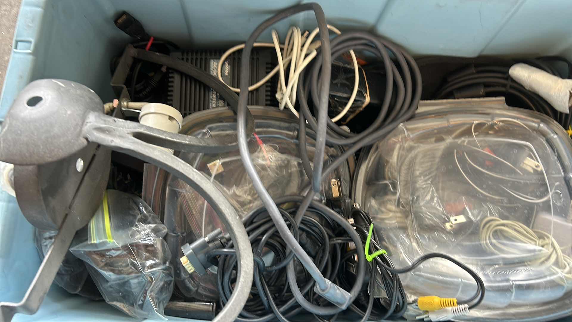 Photo 1 of BOX FULL OF CORDS AND ELECTRICAL