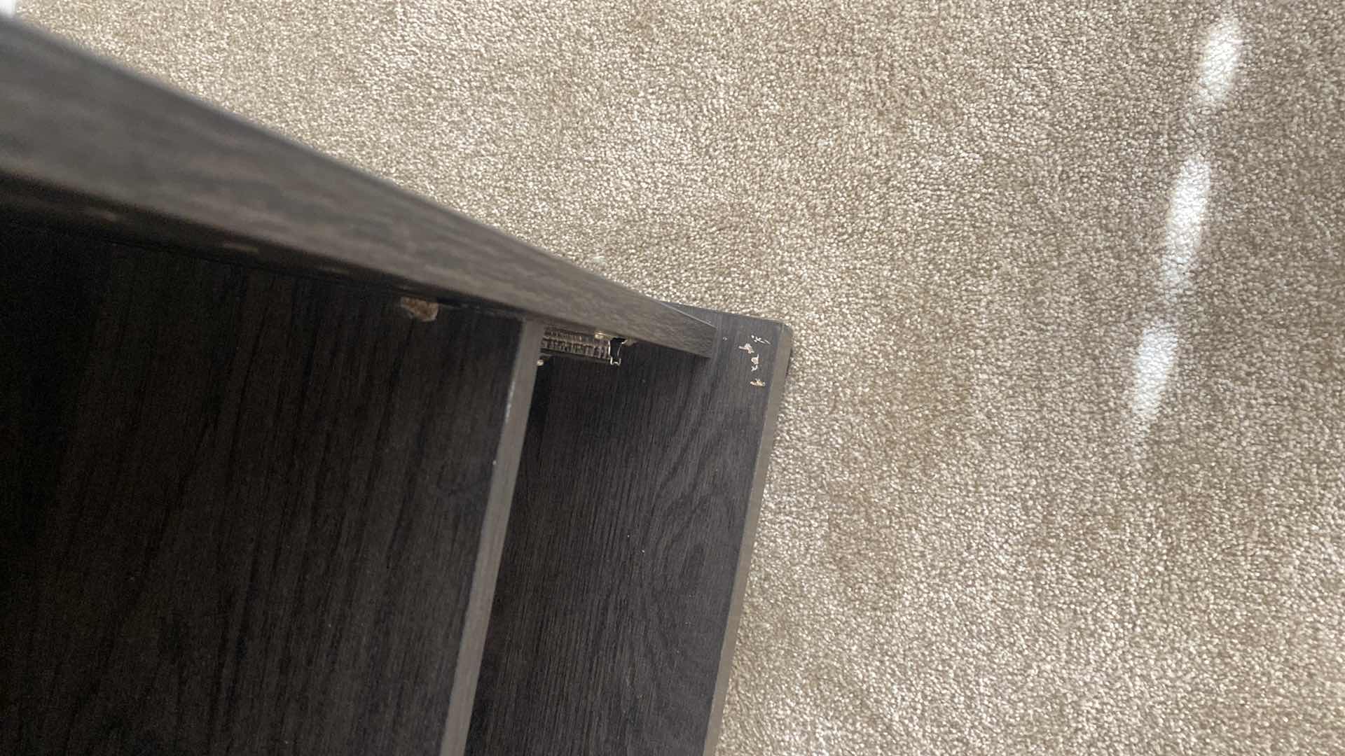 Photo 1 of VENEER WOOD ENTERTAINMENT CENTER WITH ELECTRIC FIREPLACE & REMOTE (needs batteries) 54” x 15 1/2” H 33”