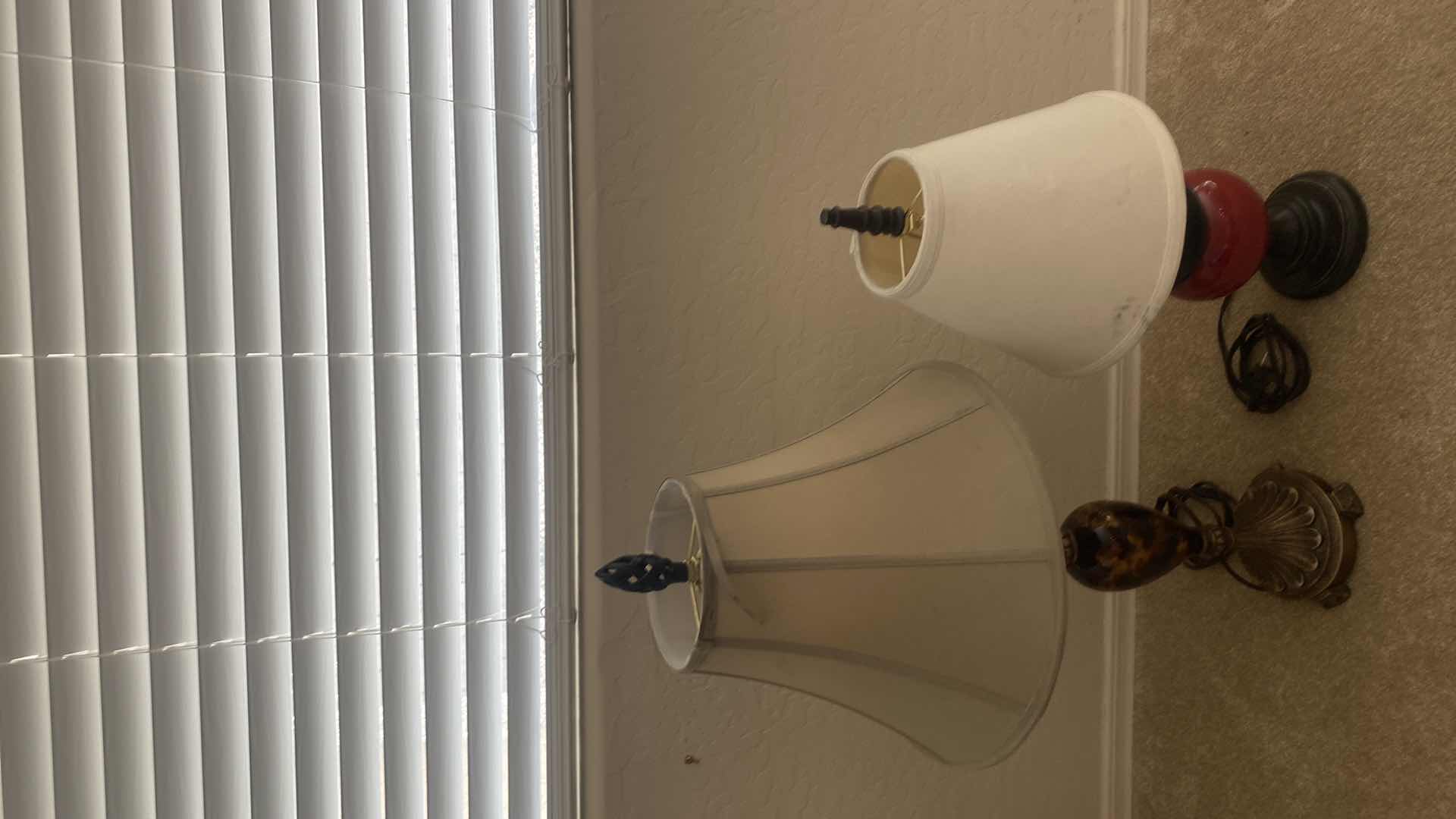 Photo 1 of PAIR OF TABLE LAMPS H 31”