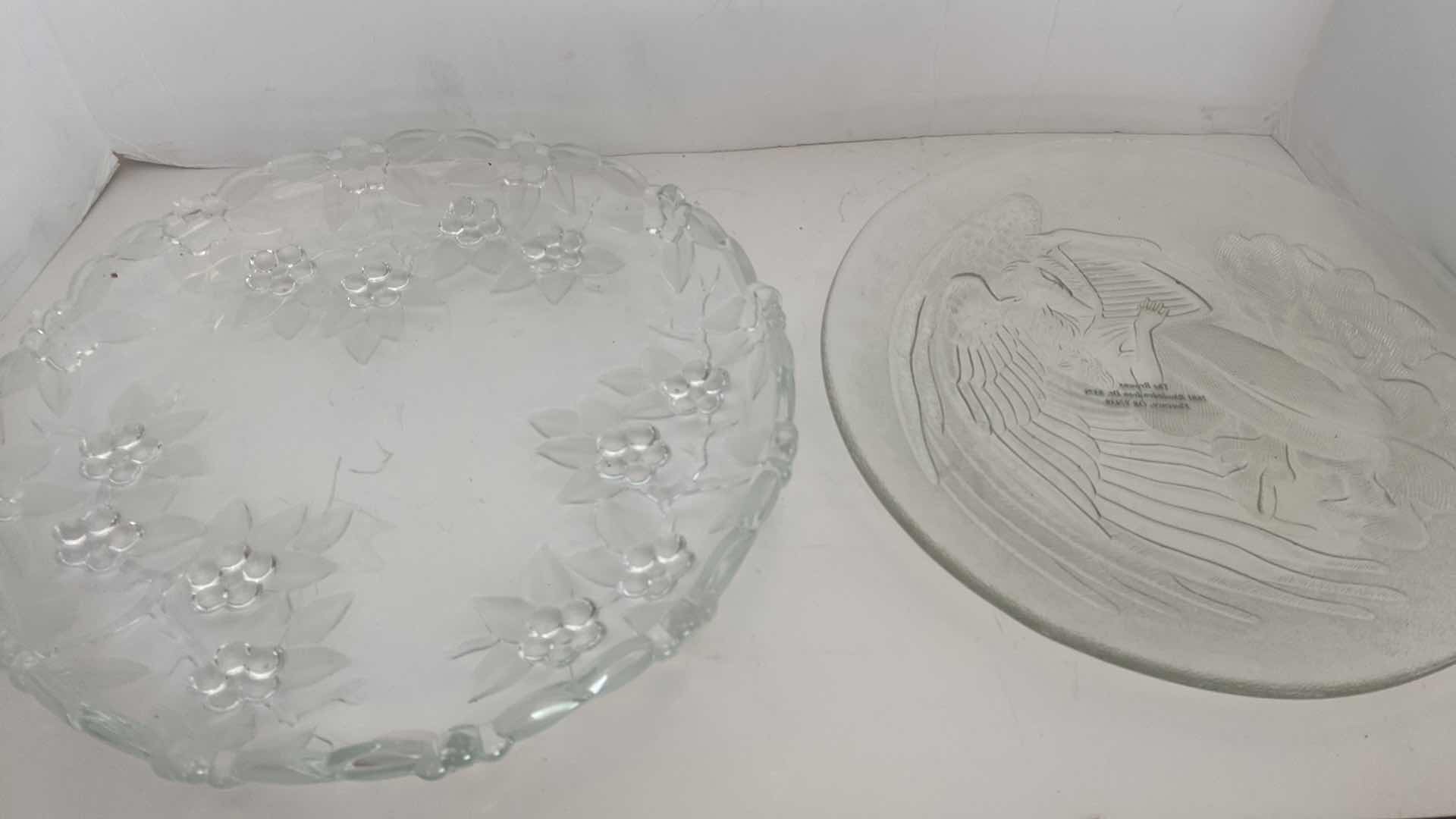 Photo 1 of 4-GLASS & CERAMIC PLATTERS