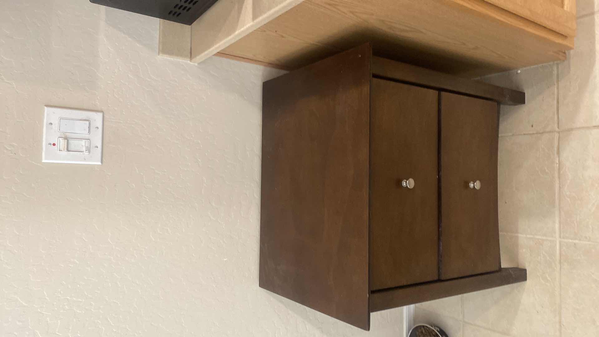 Photo 1 of WOOD NIGHT STAND 23“ x 18“ H 26 1/2”