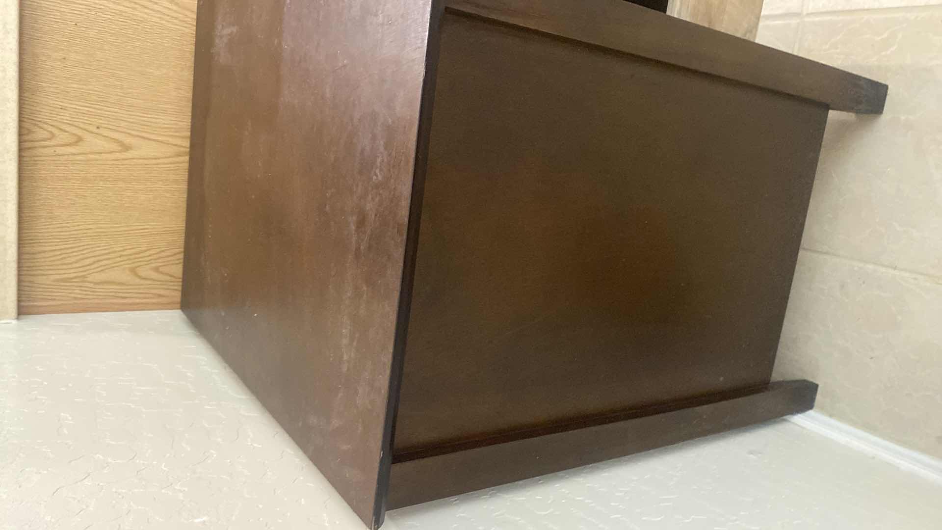 Photo 1 of WOOD NIGHT STAND 23“ x 18“ H 26 1/2”