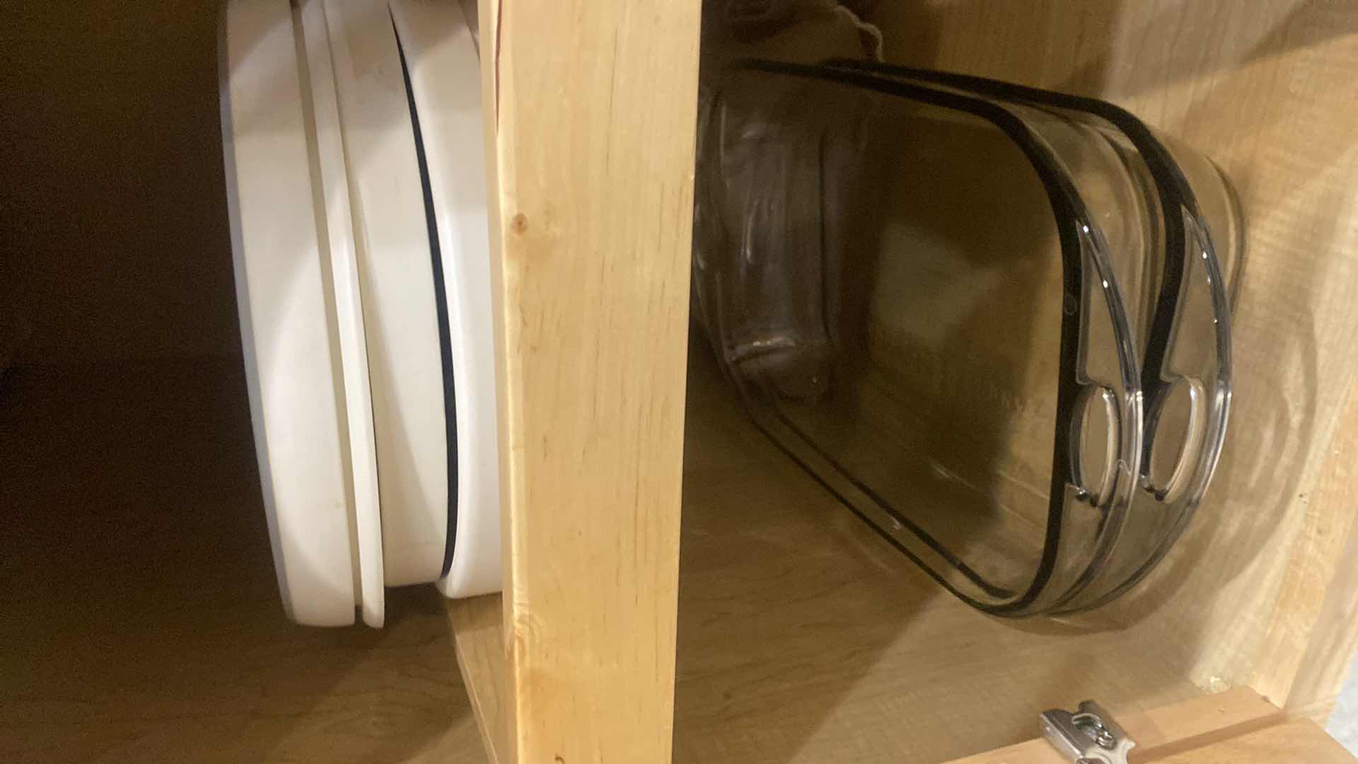 View 2 of CONTENTS OF KITCHEN CABINET - PYREX LAZY SUSANS & BAKEWARE