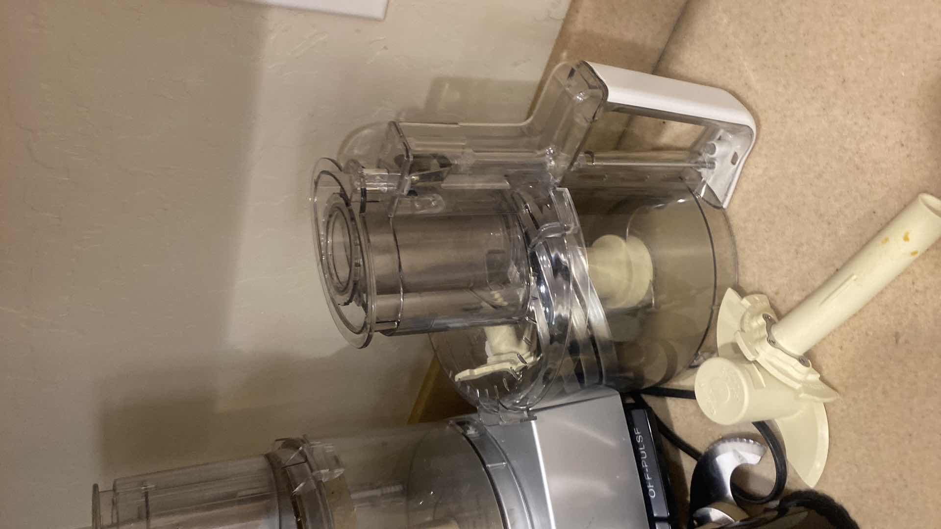 Photo 1 of CUISINART FOOD PROCESSOR WITH ATTACHMENTS & BLADES INCLUDING ADDITIONAL FOOD PROCESSOR PARTS UNKNOWN IF FITS