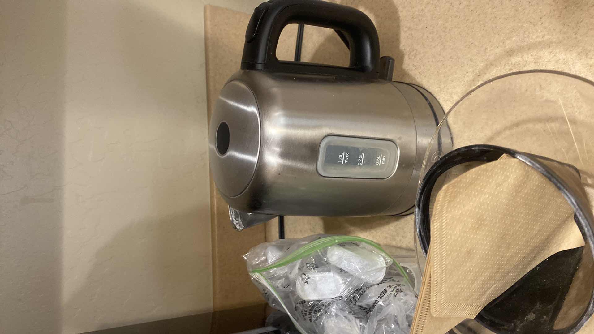 Photo 1 of CUISINART COFFEE POT WITH FTERS YUBAN & ELECTRIC KETTLE