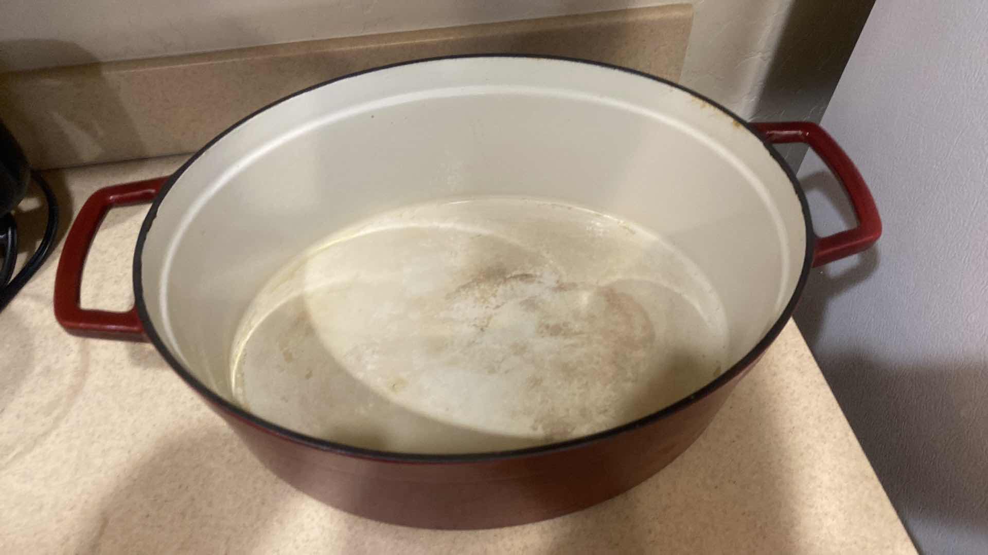 Photo 1 of MARTHA STEWART HEAVY 8qt ENAMEL ROASTING PAN