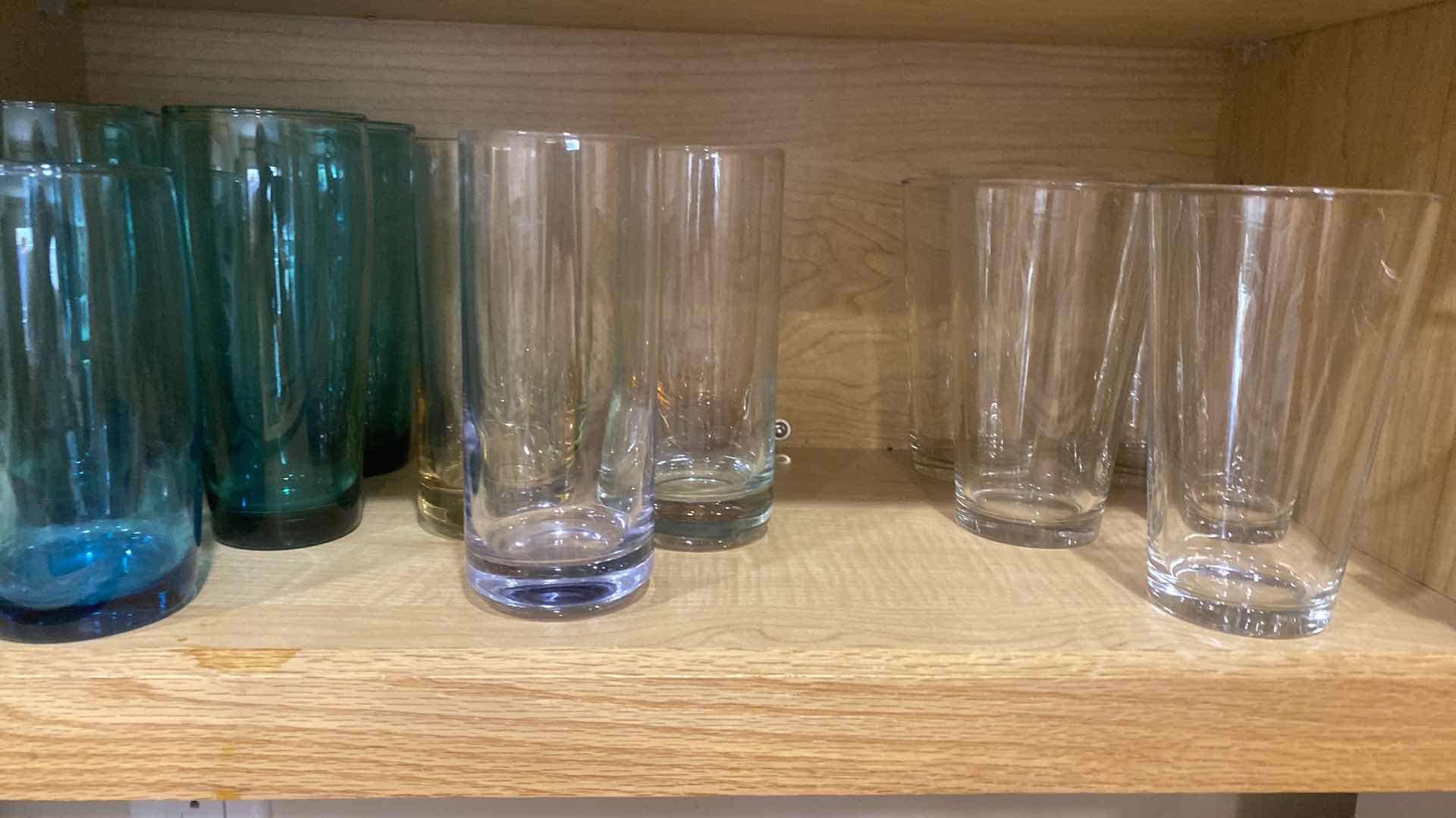 Photo 1 of CONTENTS OF KITCHEN CABINET -  COFFEE CIPS BIELS & DRINKING GLASSES