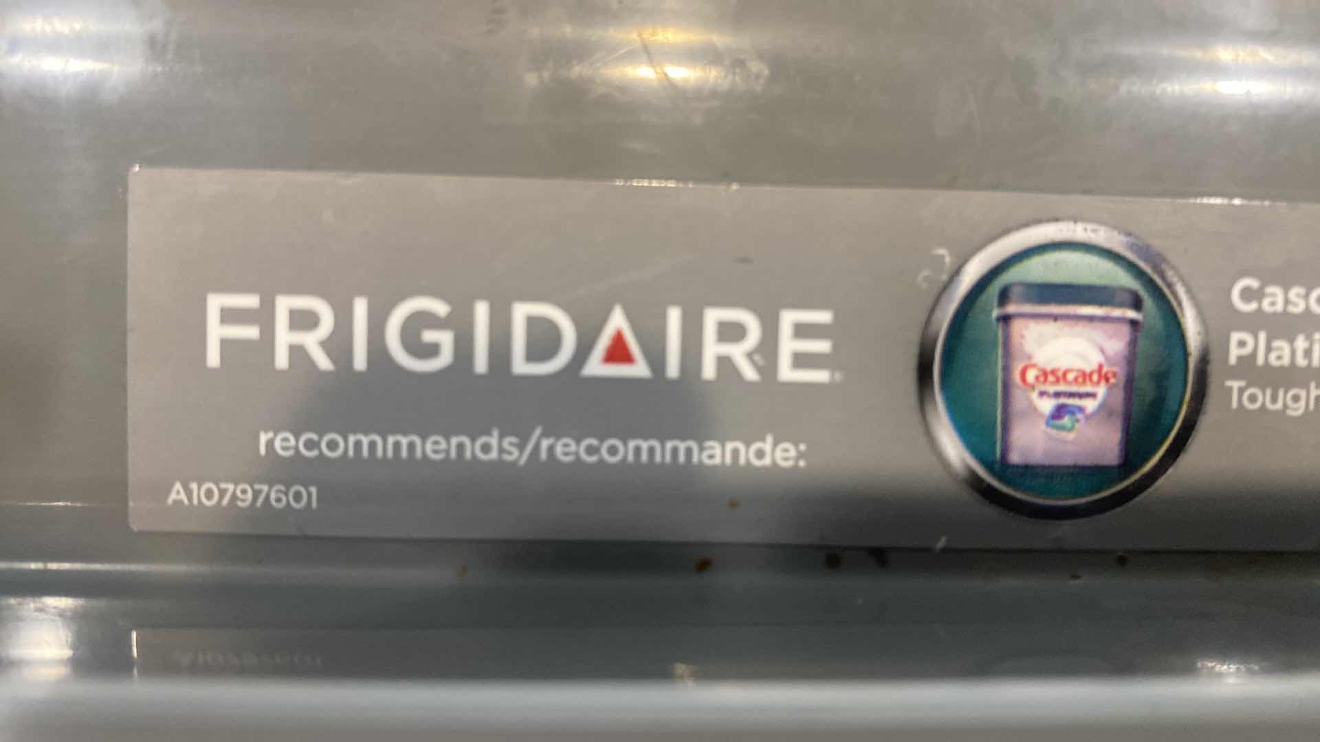 Photo 1 of FRIGIDAIRE DISHWASHER 23 1/2” x 33 3/4”