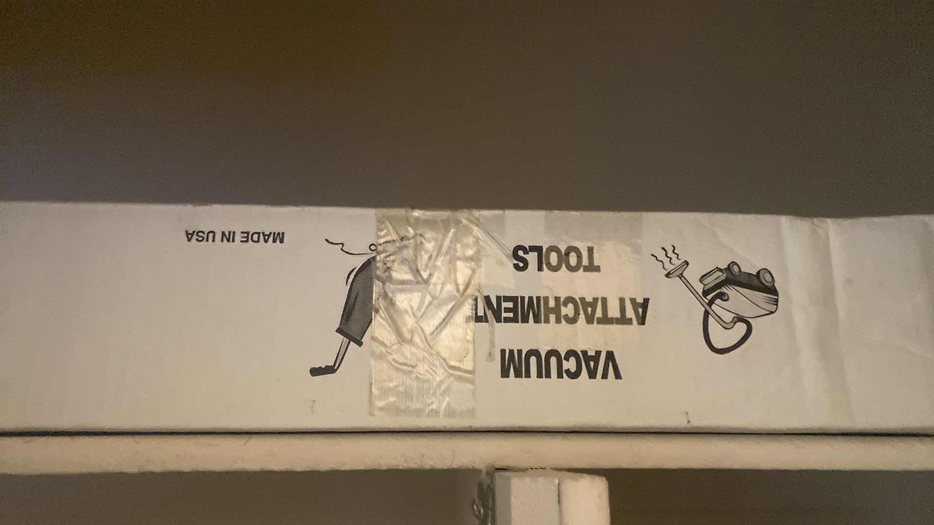 Photo 1 of HALL CLOSET- SIMPLICITY VACUUM IRONING BOARD CLEANING TOOLS & SUPPLIES