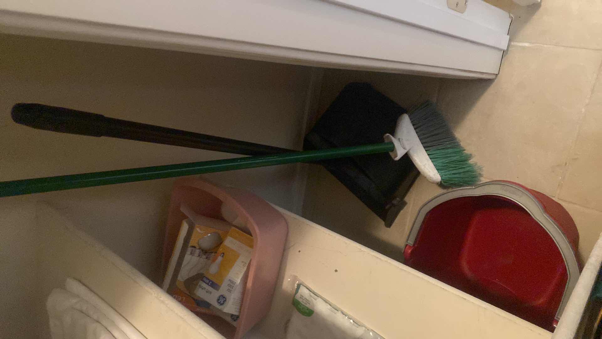 Photo 1 of HALL CLOSET- SIMPLICITY VACUUM IRONING BOARD CLEANING TOOLS & SUPPLIES