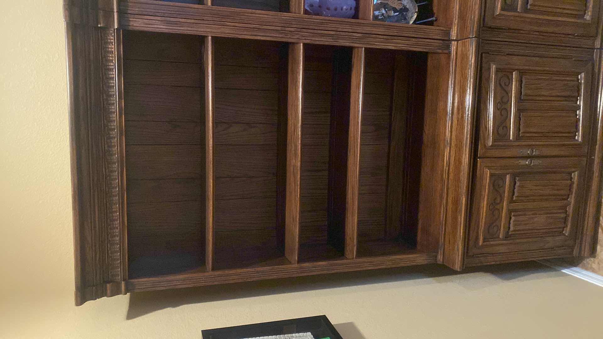 Photo 1 of DARK WOOD BOOKCASE 34“ x 16“ H 80”