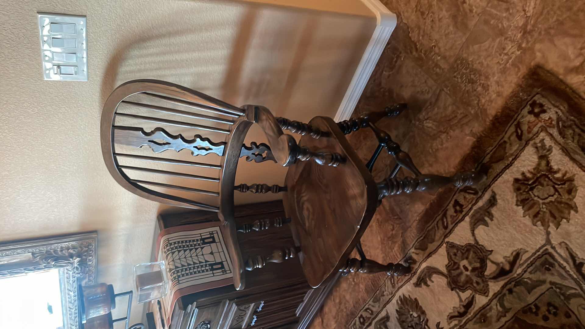 Photo 1 of ETHAN ALLEN ROYAL CHARTER OAK BOWBACK WINDSOR DINING ARMCHAIR ( TWO AVAILABLE EACH SOLD SEPARATELY)