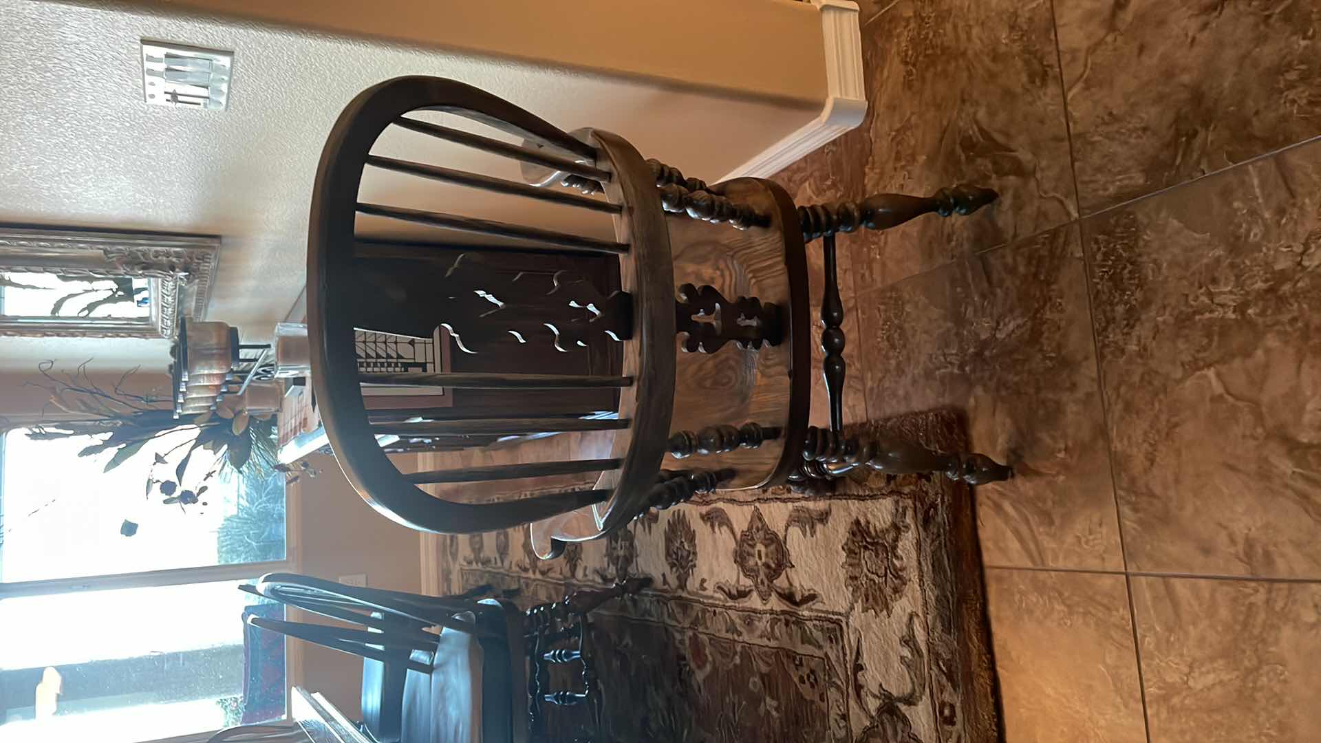 Photo 1 of ETHAN ALLEN ROYAL CHARTER OAK BOWBACK WINDSOR DINING ARMCHAIR ( TWO AVAILABLE EACH SOLD SEPARATELY)