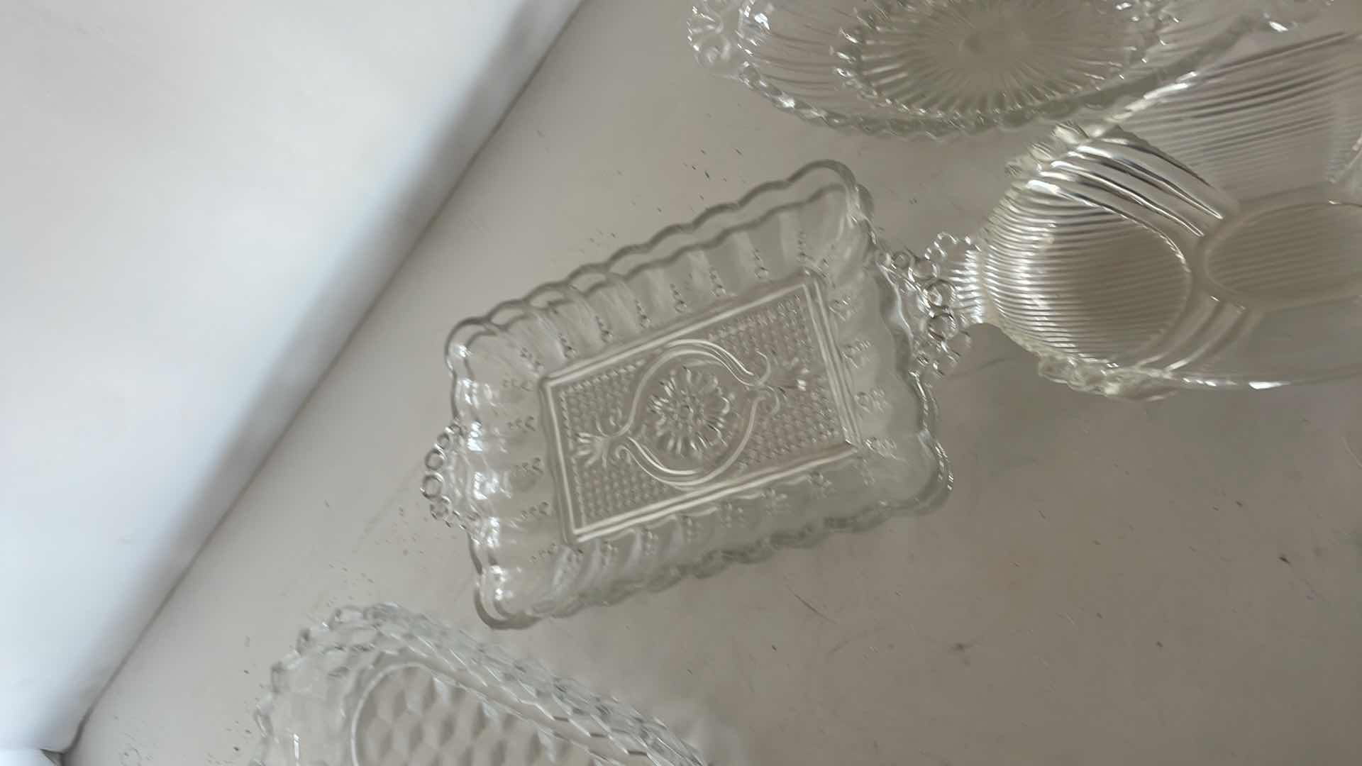 Photo 1 of GLASS SERVING DISHES 7”