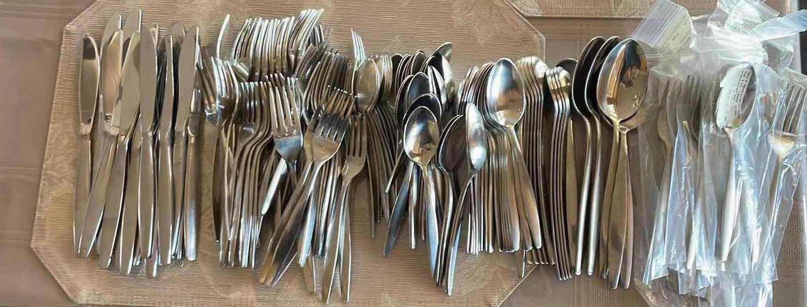 Photo 1 of AMERICAN STAINLESS CUTLERY 145 PCS