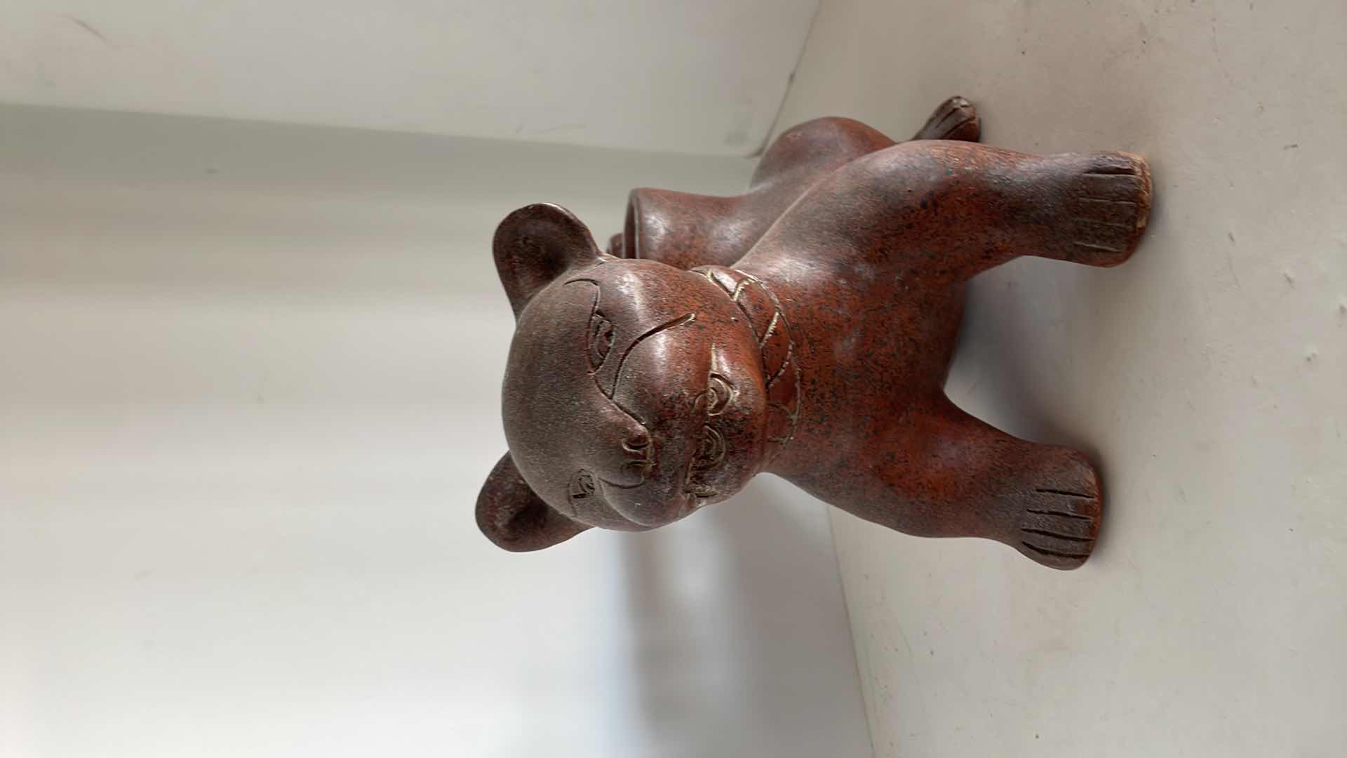 Photo 1 of CLAY CAT POT 12”