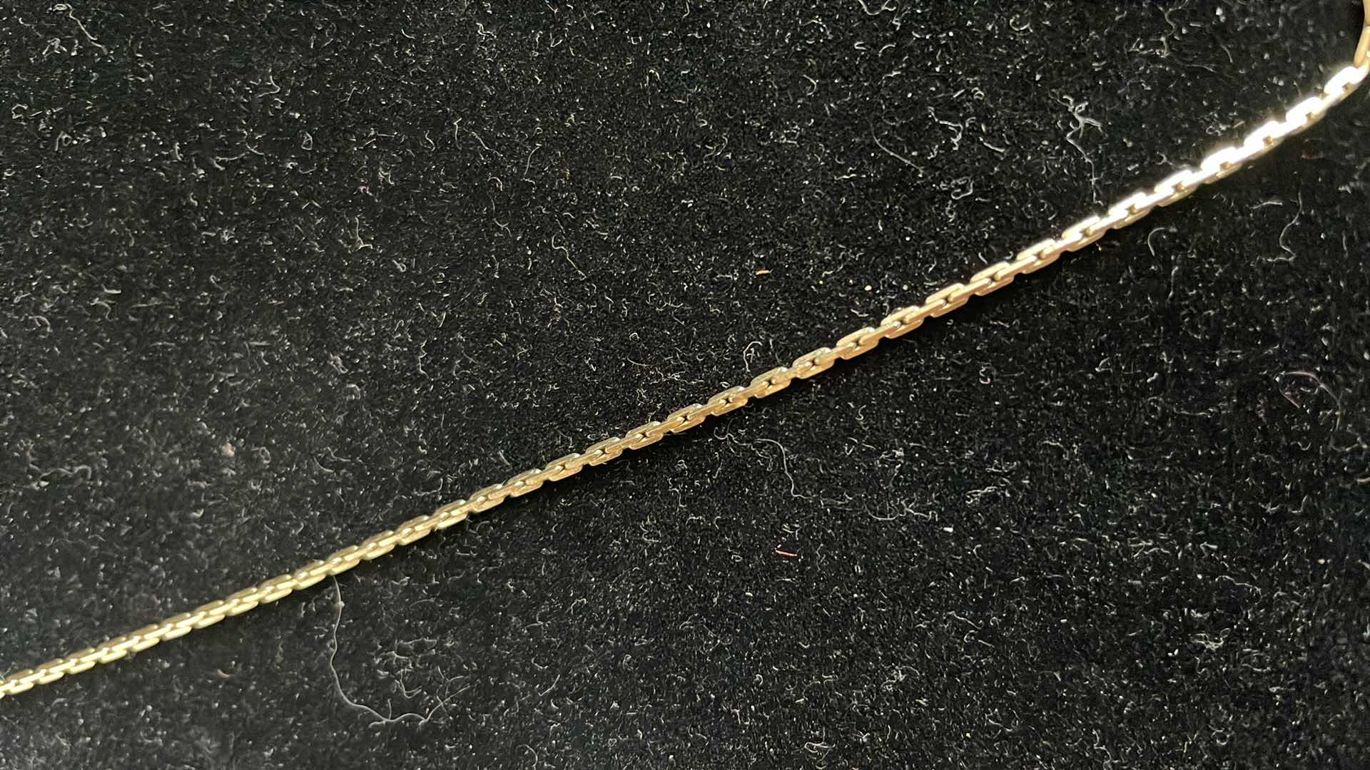 Photo 1 of FINE JEWELRY - 12" 14K GOLD BOSTON LINK CHAIN