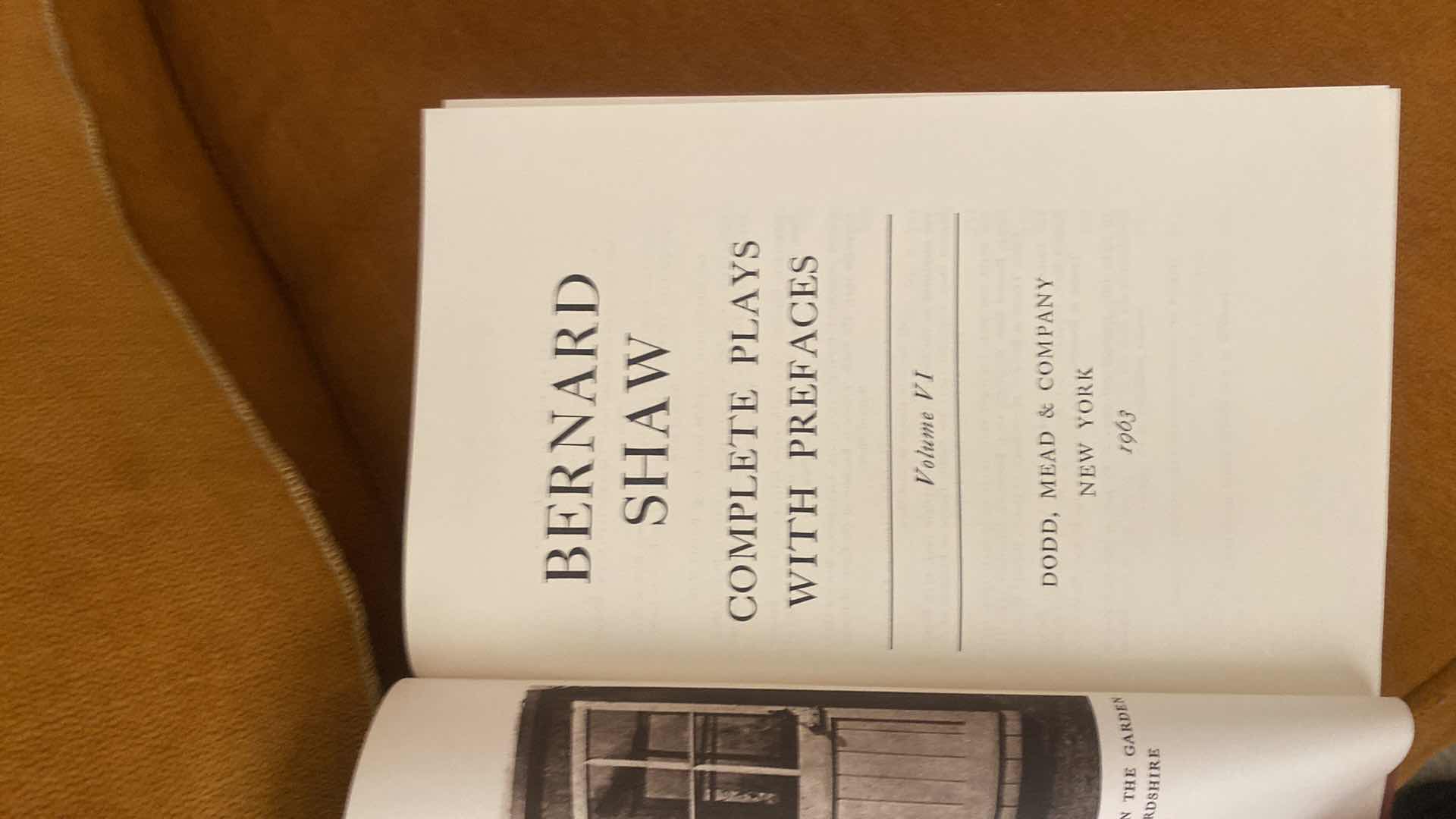 Photo 1 of  VINTAGE 1963 BERNARD SHAW COMPLETE PLAYS WITH PREFACES 6 VOLUMES