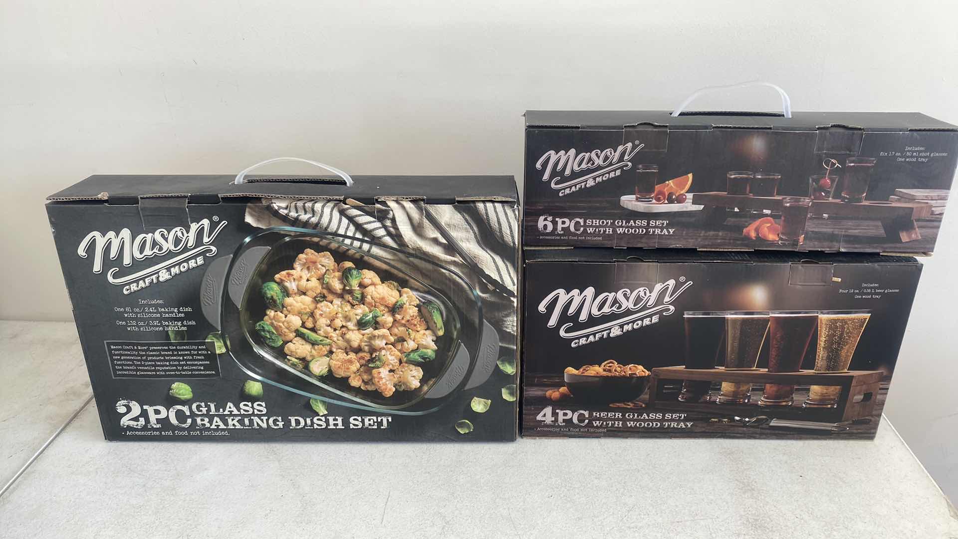 Photo 1 of 3 NEW MASON CRAFT & MORE BAKING DISH & BAR GLASSES
