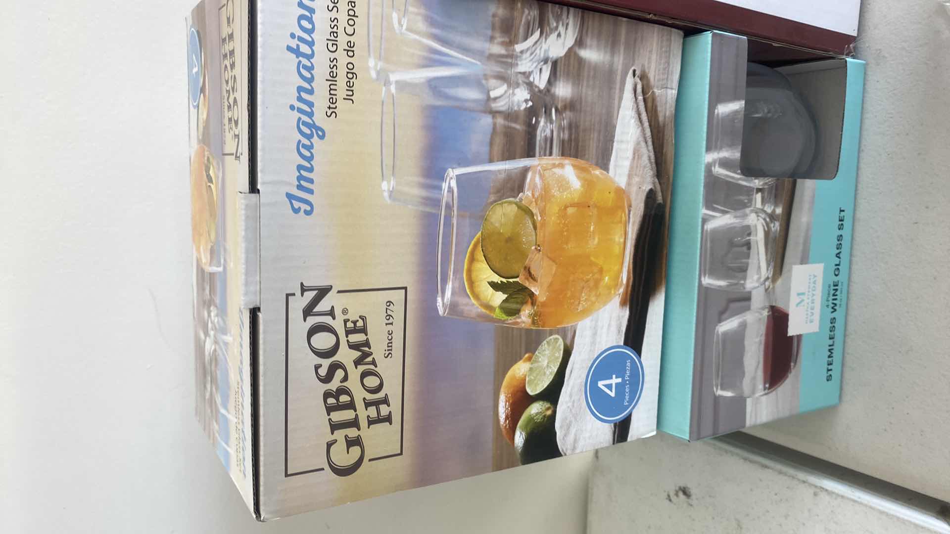 Photo 2 of 3 NEW GLASSWARE & 4 CASINO GLASSES