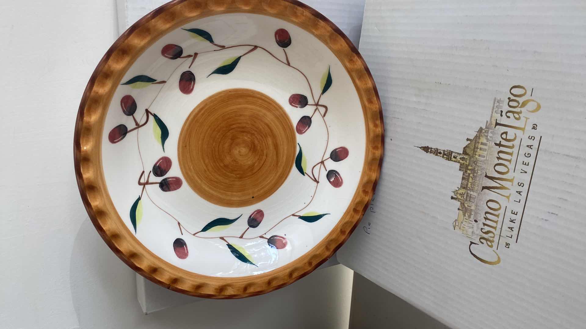 Photo 1 of 5 NEW CASINO MONTE LAGO 3 PLATES 1 PLATTER 1 BOWL