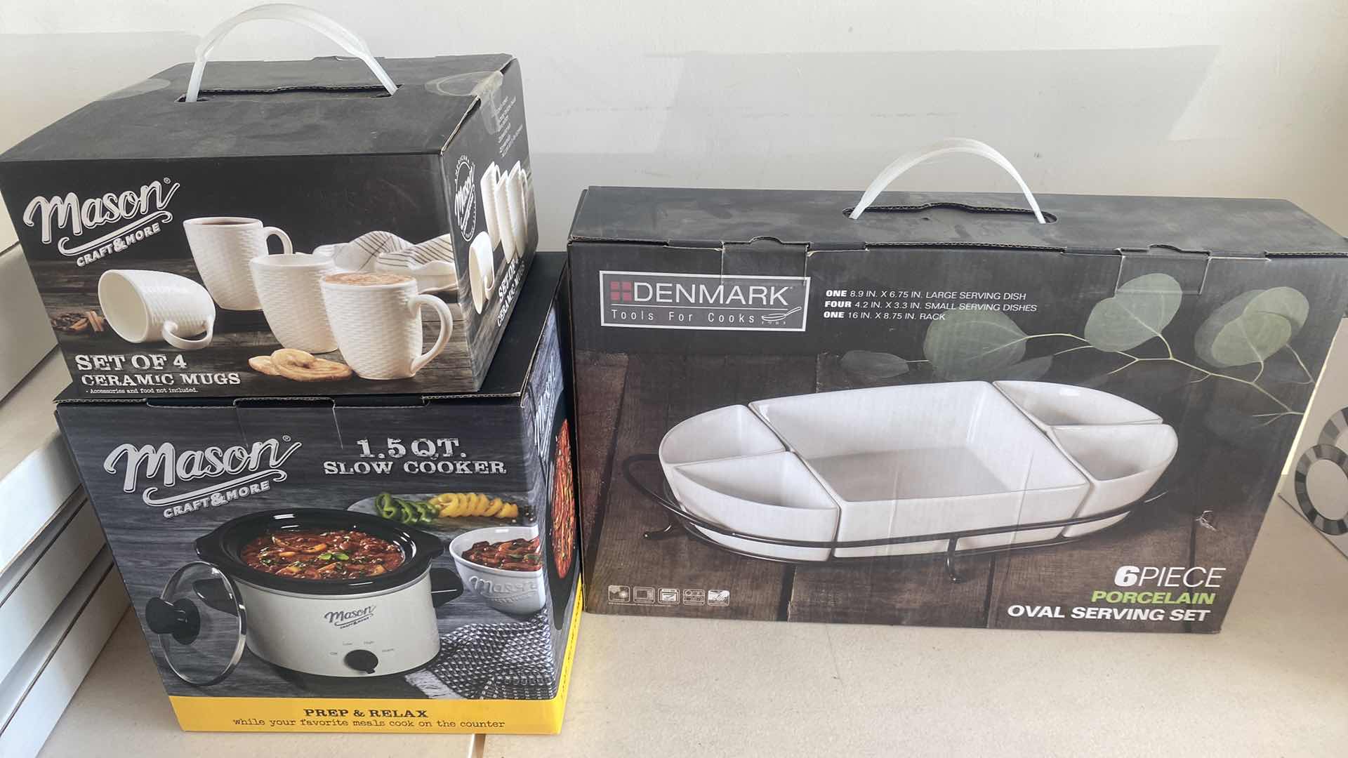 Photo 1 of 3 NEW MASON SLOW COOKER & MUGS DENMARK SERVING SET