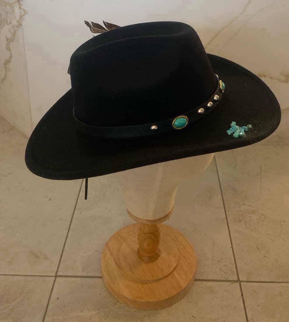 Photo 1 of NEW CUSTOM DESIGNED FELT WESTERN COWGIRL HAT (ADJUSTABLE)