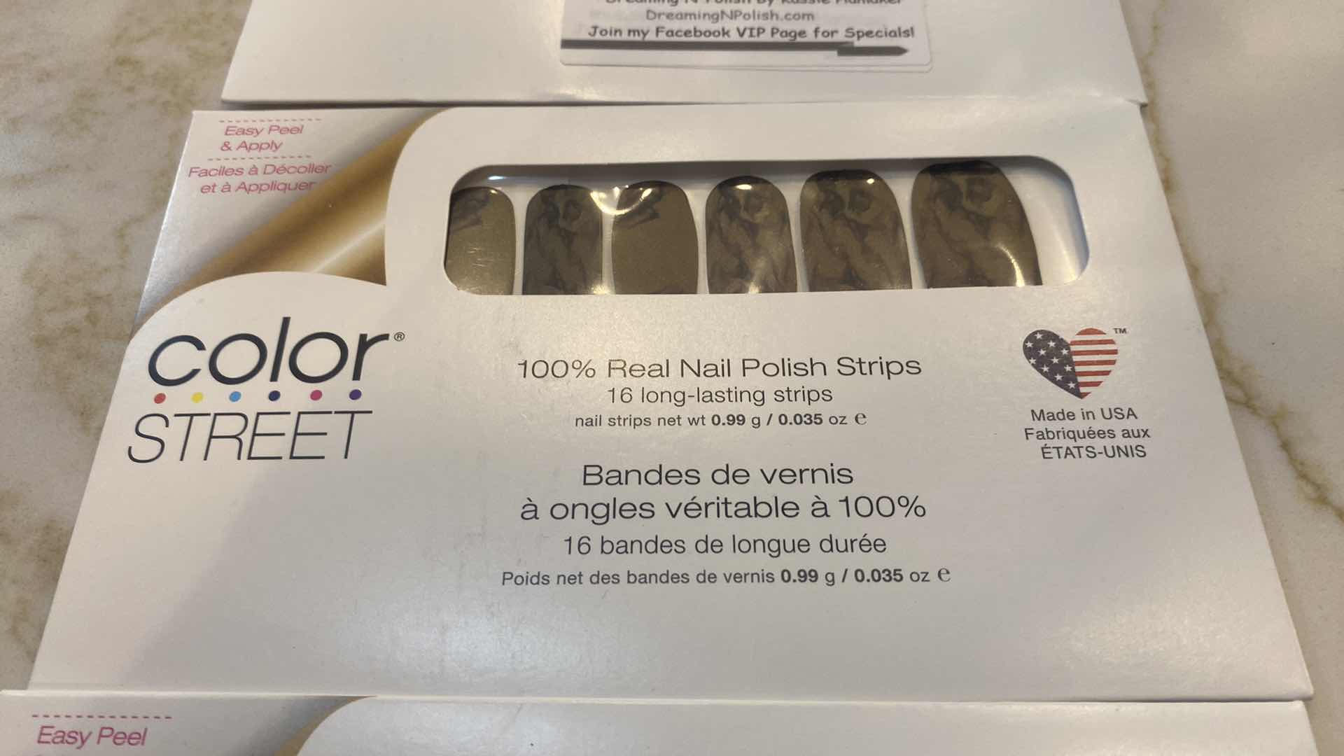 Photo 1 of NEW 5 - COLOR STREET 100% REAL NAIL POLISH STRIPS