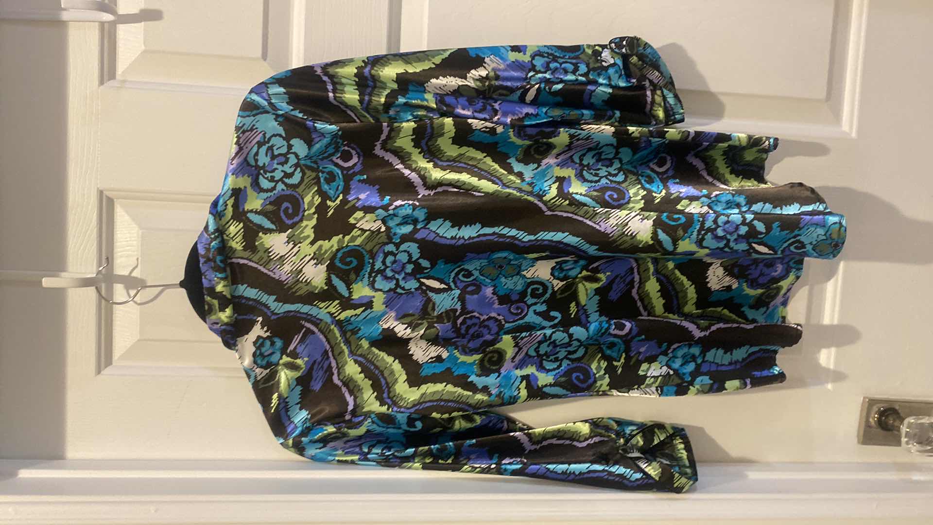 Photo 1 of 2 WOMENS VIOLET & CLAIRE 3/4 SLEEVE ZIP UP BLOUSES SIZE MEDIUM FROM NORDSTROM