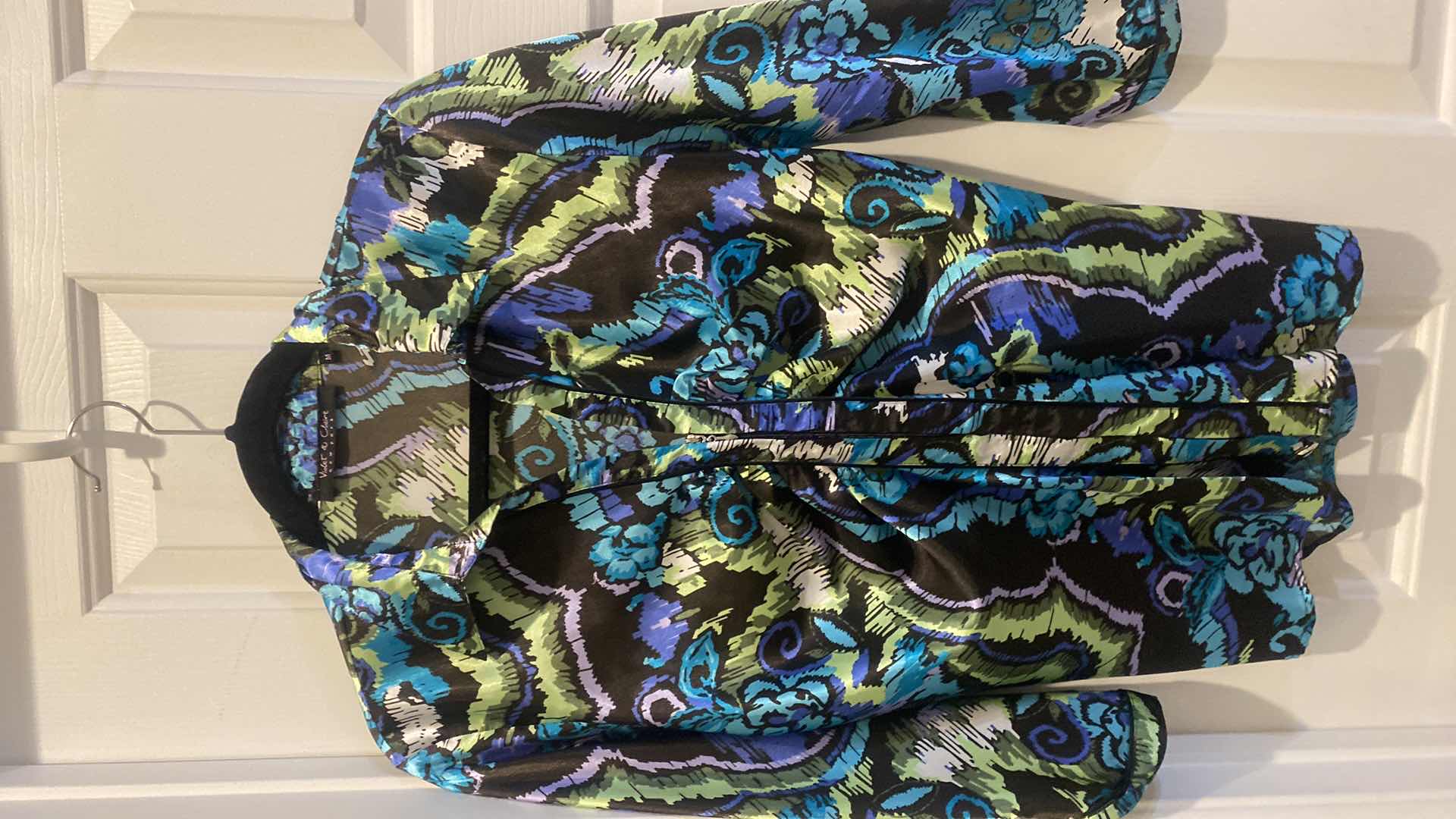 Photo 1 of 2 WOMENS VIOLET & CLAIRE 3/4 SLEEVE ZIP UP BLOUSES SIZE MEDIUM FROM NORDSTROM