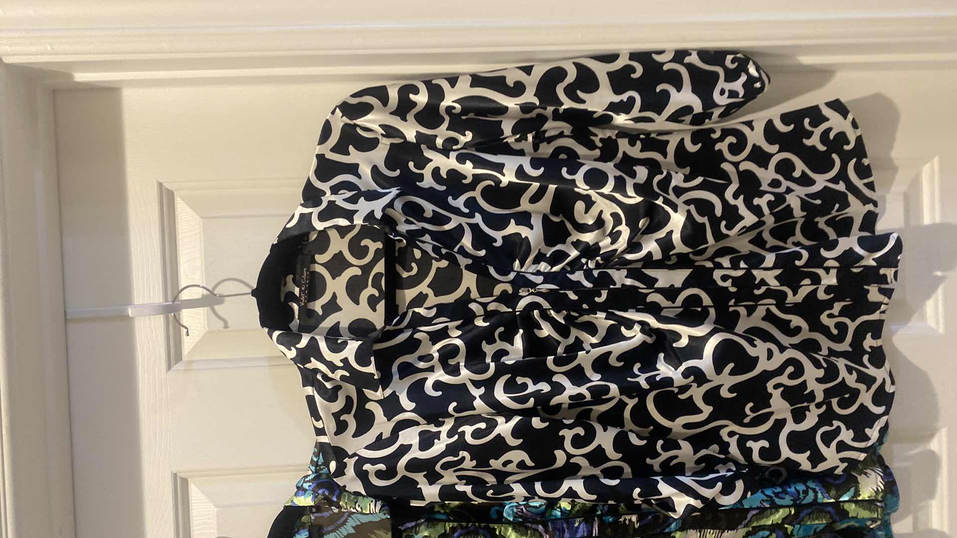 Photo 1 of 2 WOMENS VIOLET & CLAIRE 3/4 SLEEVE ZIP UP BLOUSES SIZE MEDIUM FROM NORDSTROM