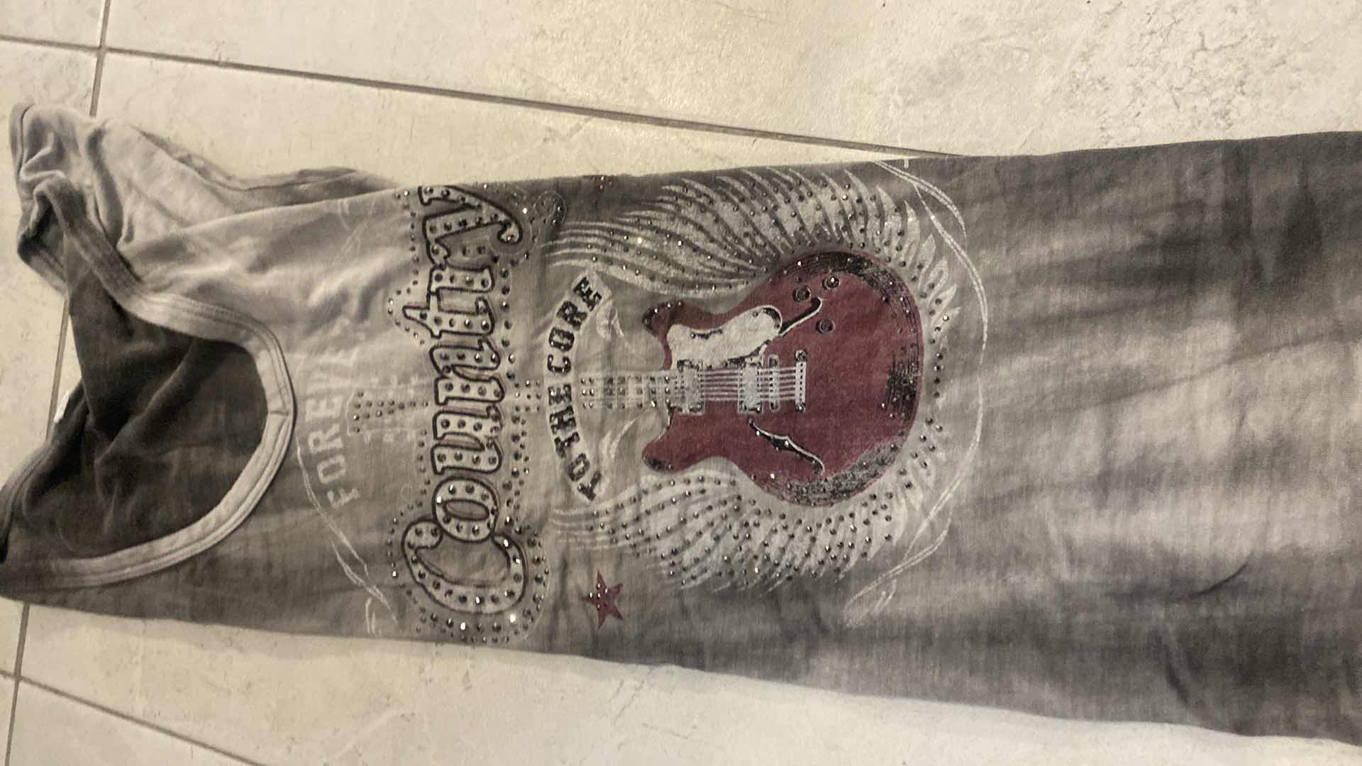 Photo 1 of 4 WESTERN WOMENS TEE SHIRTS SIZE MEDIUM AFFLICTION & PAN HANDLE