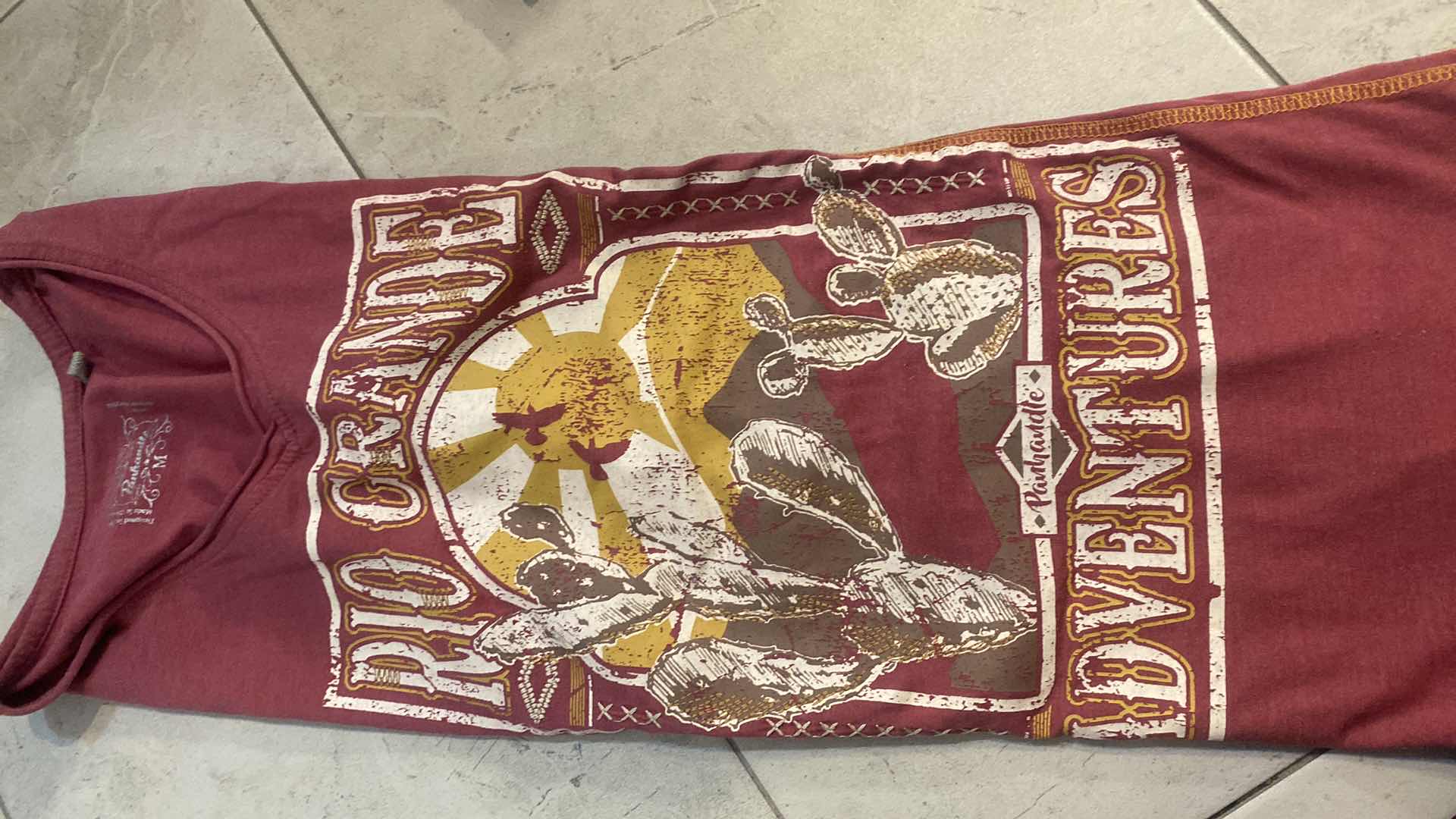 Photo 1 of 4 WESTERN WOMENS TEE SHIRTS SIZE MEDIUM AFFLICTION & PAN HANDLE