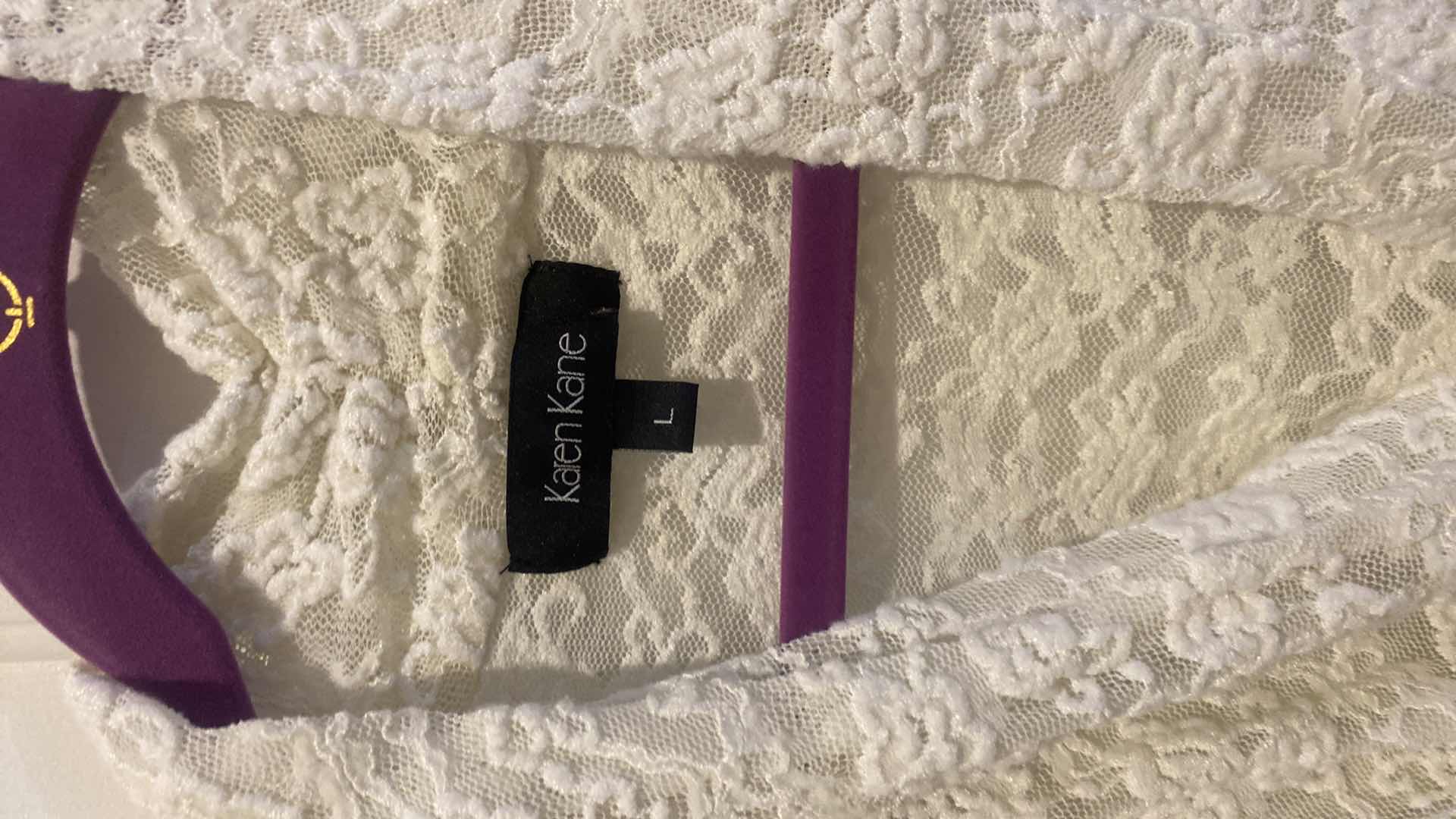 Photo 1 of KAREN KANE LACE WOMENS TOP SIZE LARGE