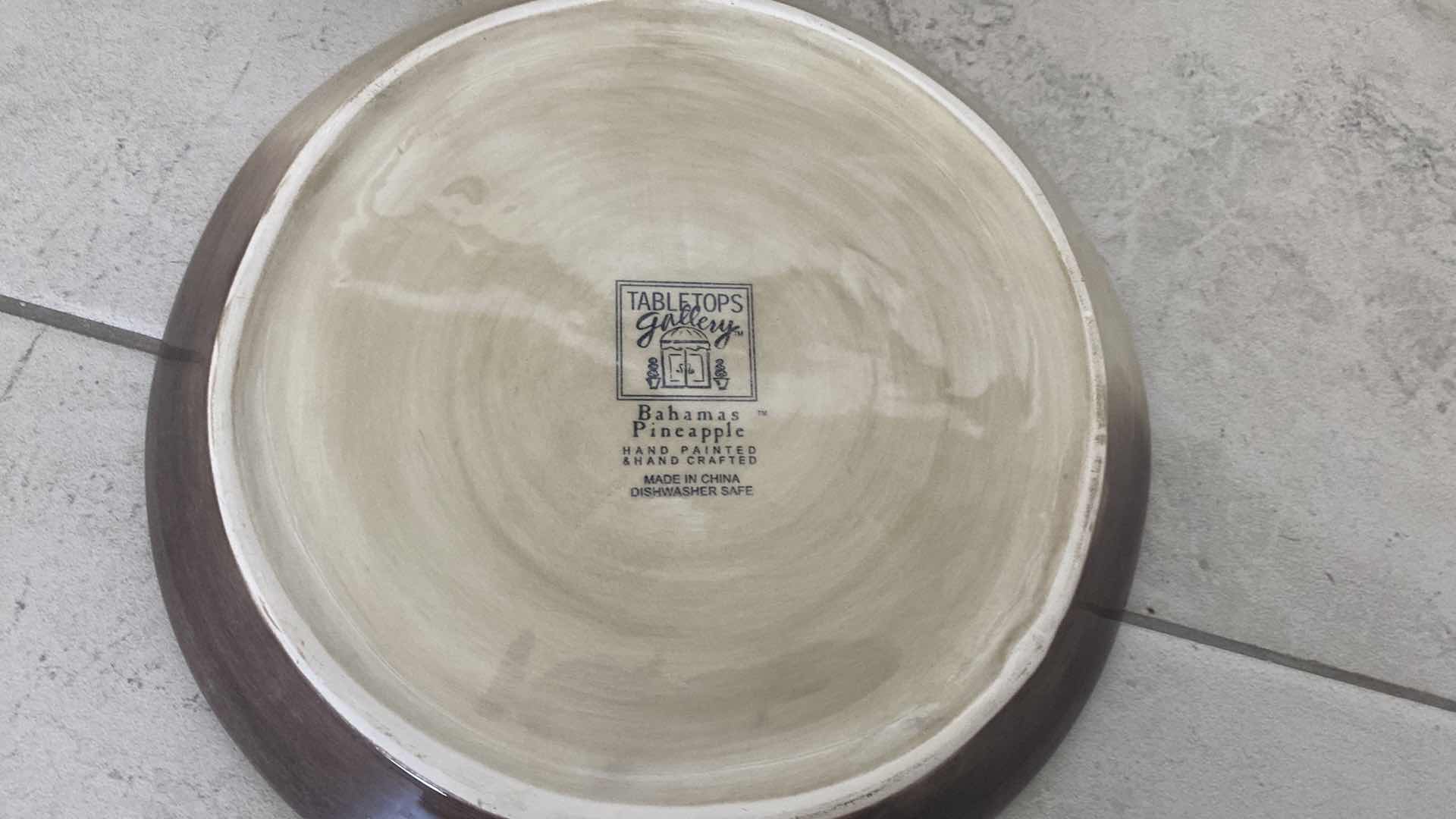 Photo 1 of 8 TABLETOPS GALLERY BAHAMA LUNCHEON STONEWARE PLATES