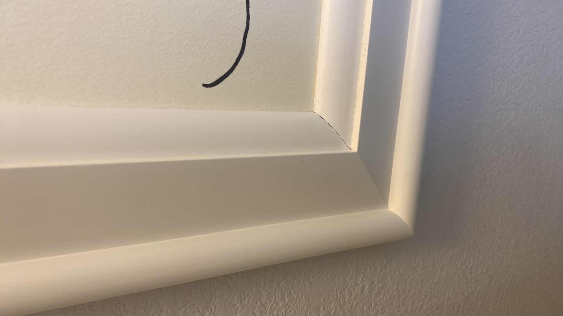 Photo 1 of FRAMED WHITE WOOD HENRI MATISSE “LA FLEUR” LITHOGRAPHIC SIGNED PRINT ARTWORK FROM WYNN RESORT 31” x 42”