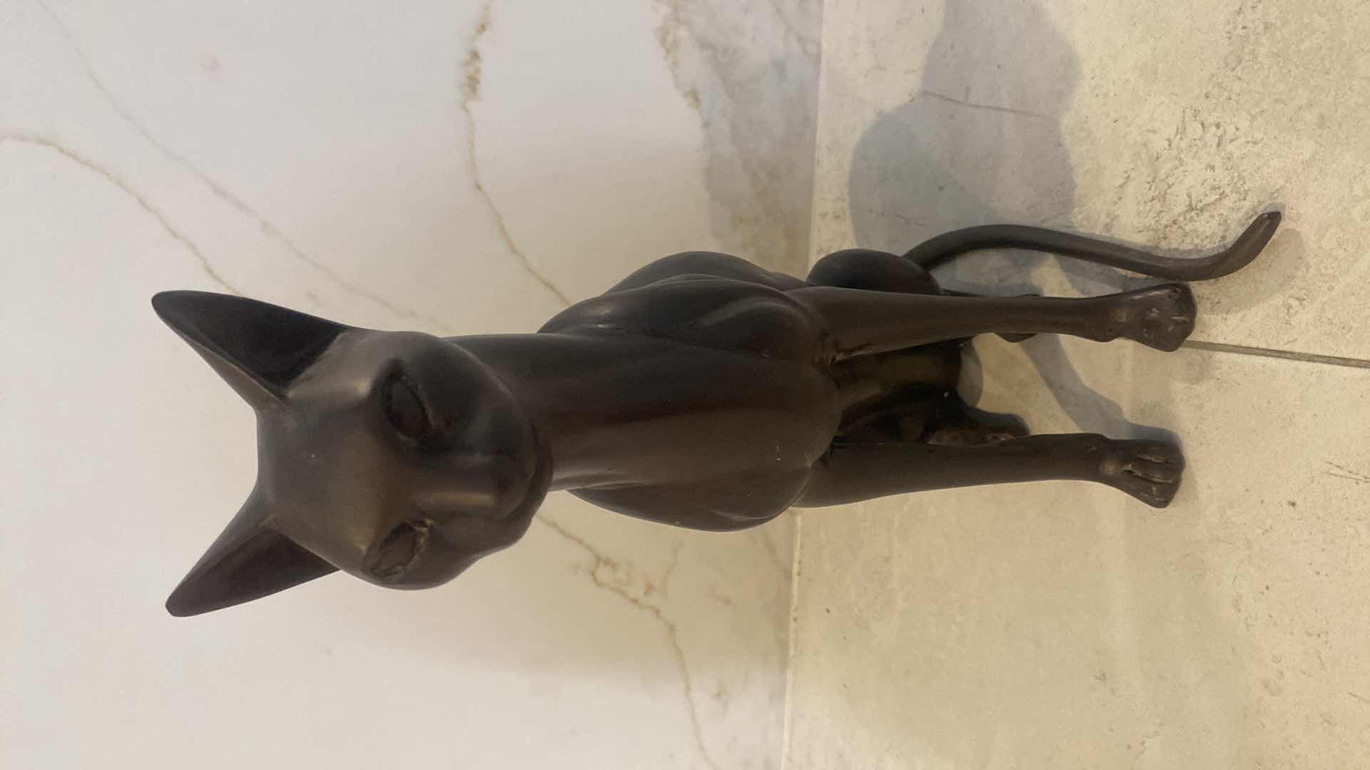 Photo 1 of HEAVY BRONZE BESTAT CAT 9” x 12 1/2”